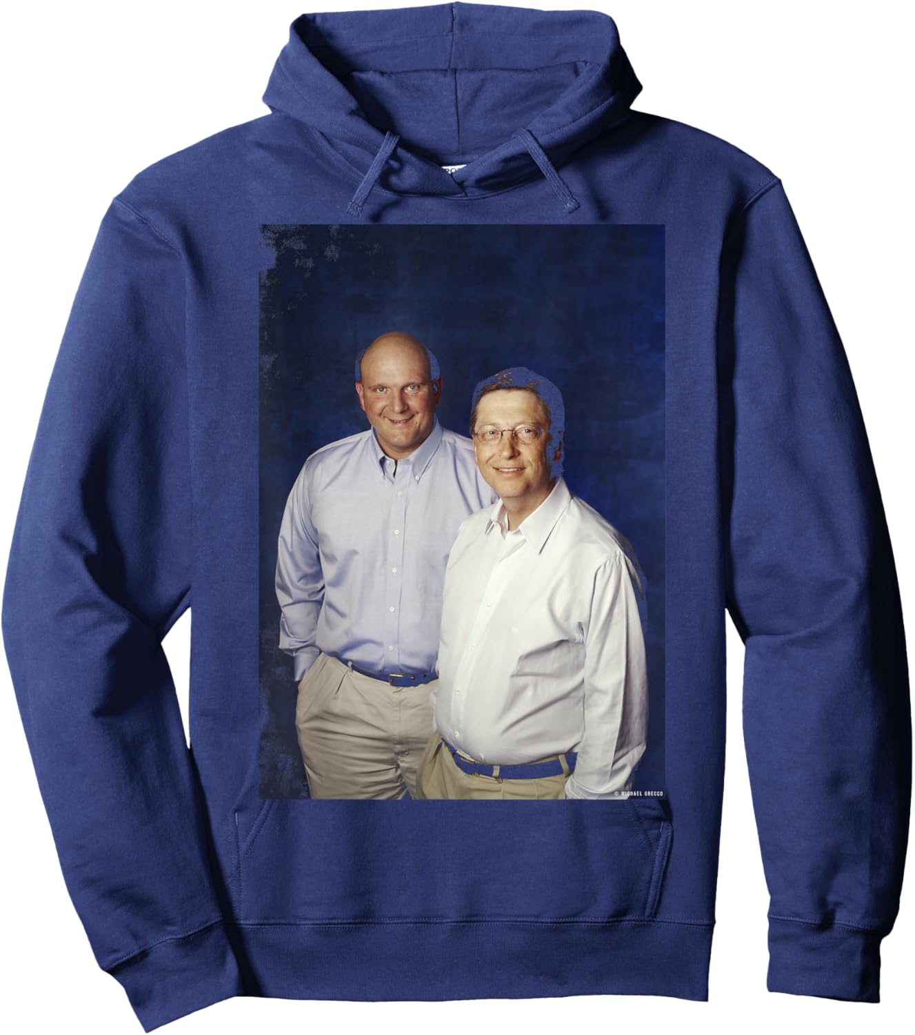 Tech Giants Bill Gates & Steve Ballmer by Michael Grecco Hoodie - Hoodie | Navy