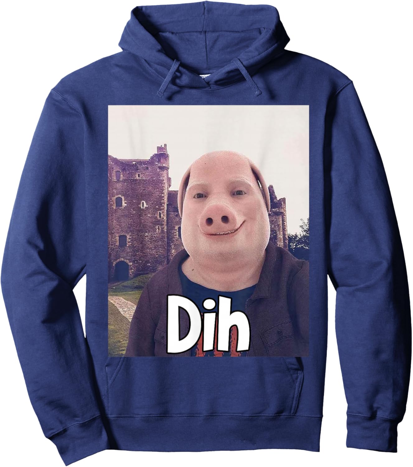 John Pork Dih Funny Gen Z Brainrot Trending Meme Hoodie - Hoodie | Navy