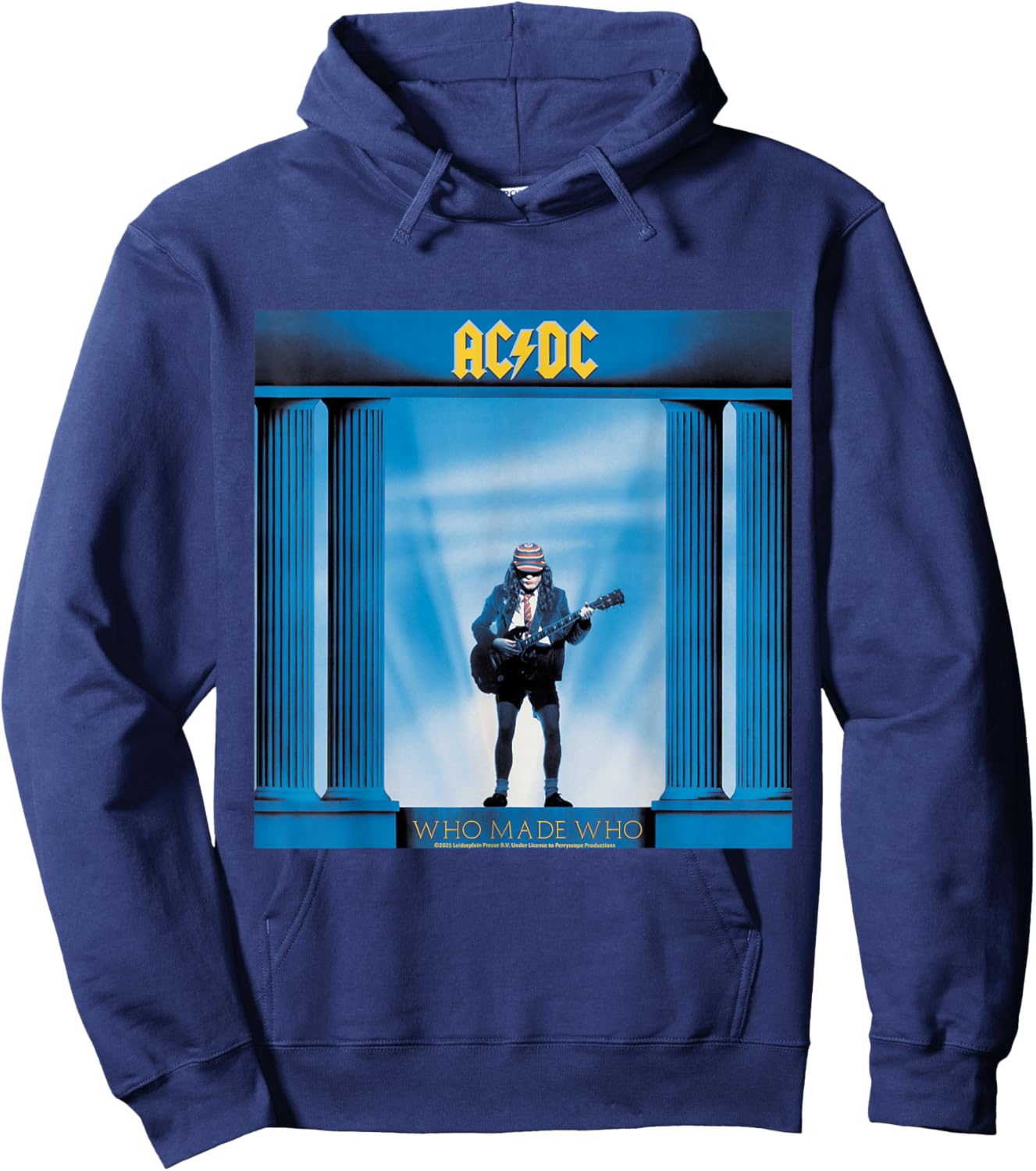 AC/DC Music Band Who Made Who Tribute Hoodie - Hoodie | Navy