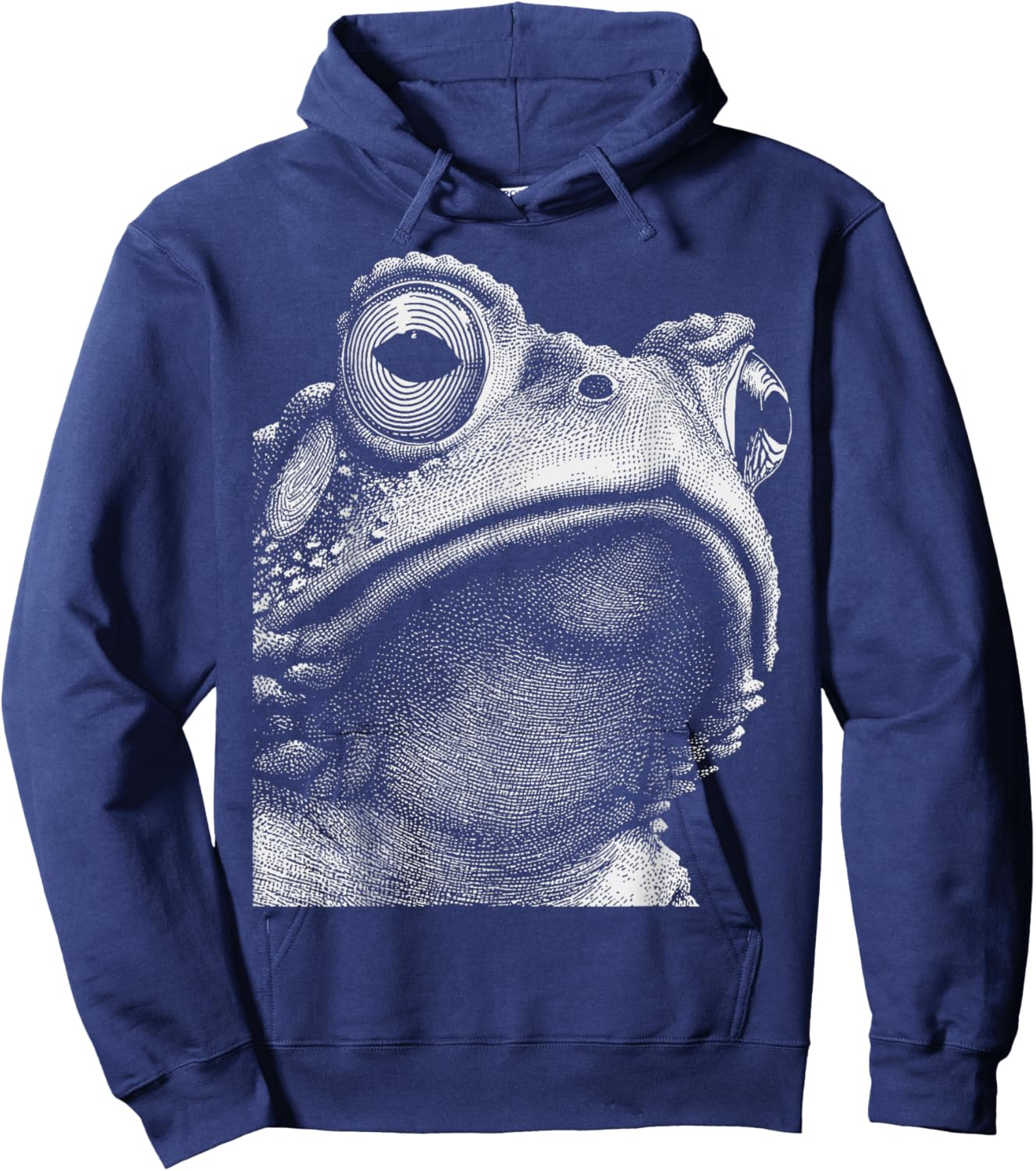 Hypnotic Toad Weird Eyes Horror Weirdcore Odd Halloween Hoodie - Hoodie | Navy