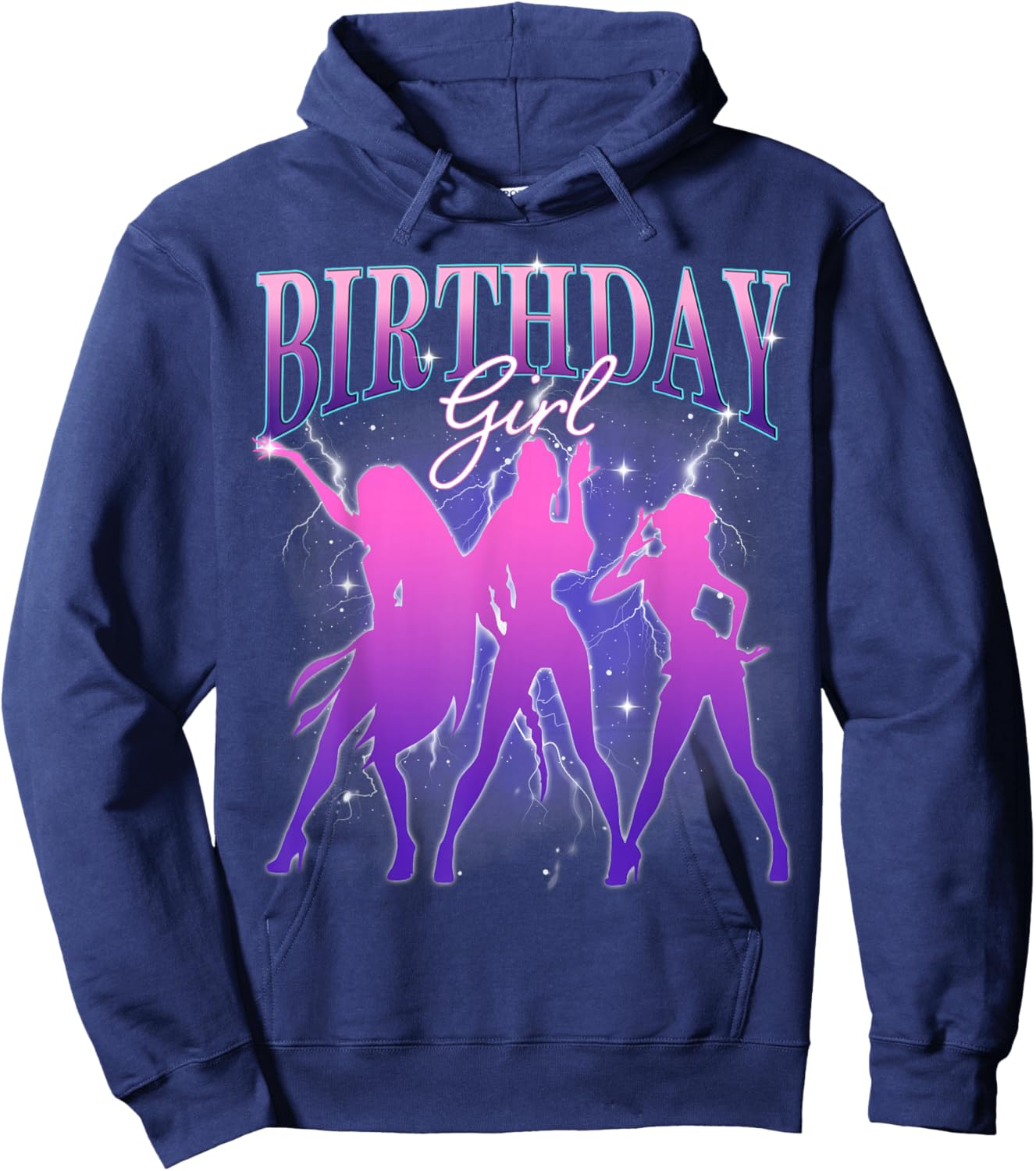 Birthday Girl Kpop Family Matching Party Hoodie - Hoodie | Navy
