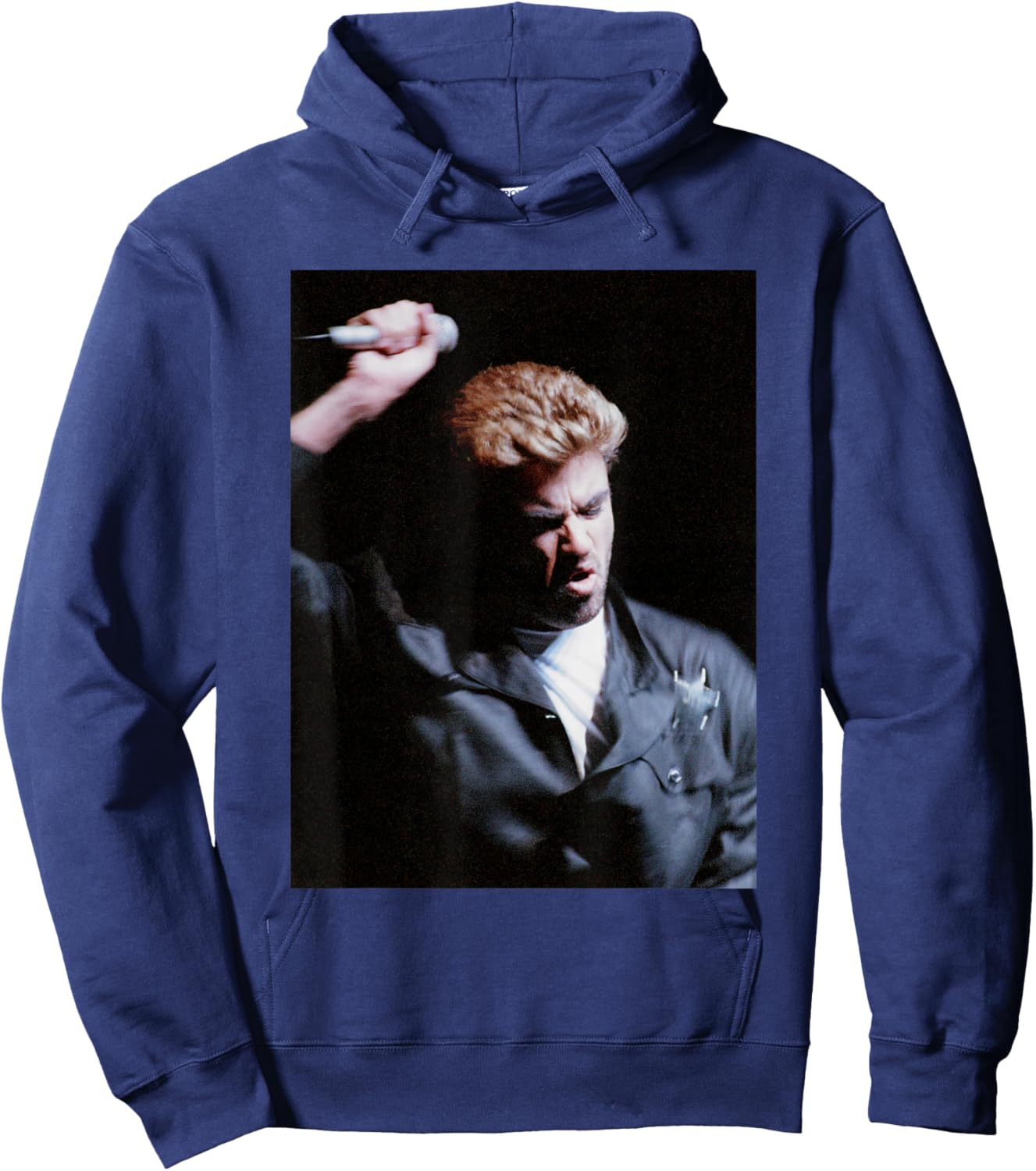 George Michael Faith World Tour London One More Try 1988 Hoodie - Hoodie | Navy