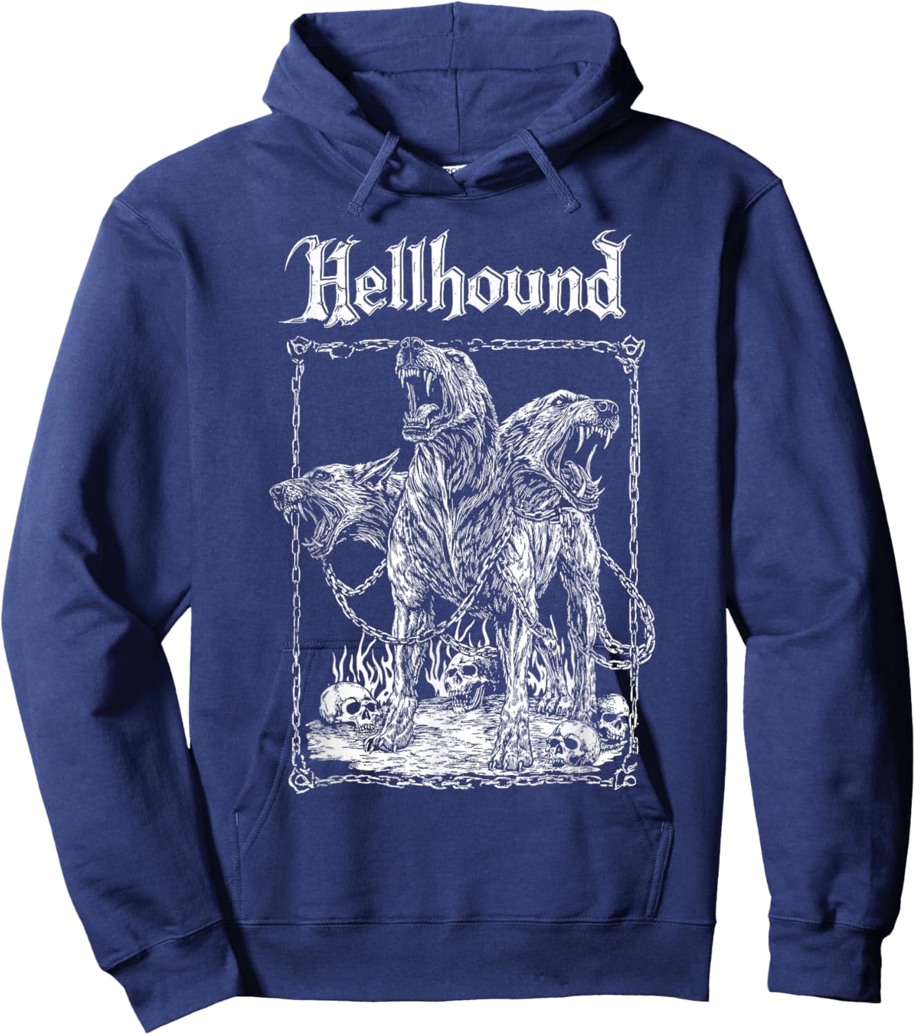 Hell Hound Cerberus Underworld Dog Hades Alternative Hoodie - Hoodie | Navy