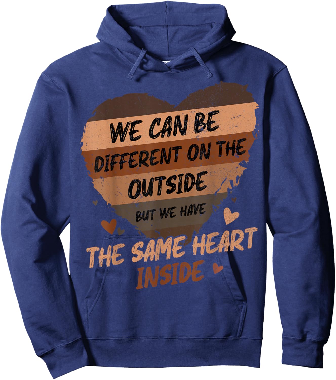 Same Heart Black History Month African American Women Kids Hoodie - Hoodie | Navy