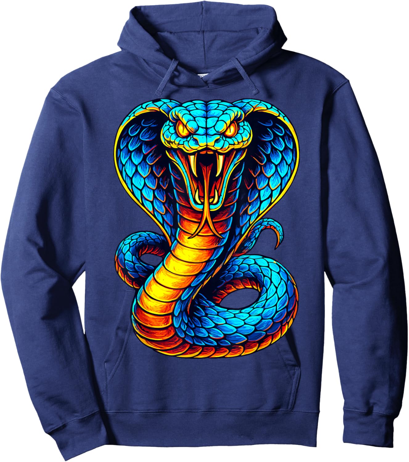 Snake Lover Cobra Hoodie - Hoodie | Navy