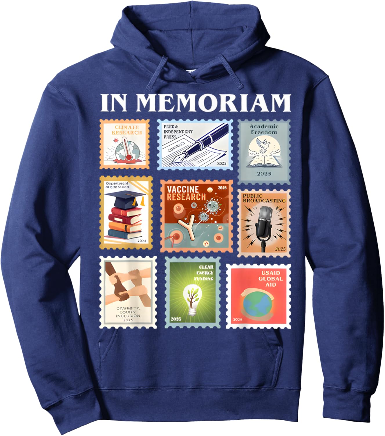 T-Shirt Hoodie - Hoodie | Navy