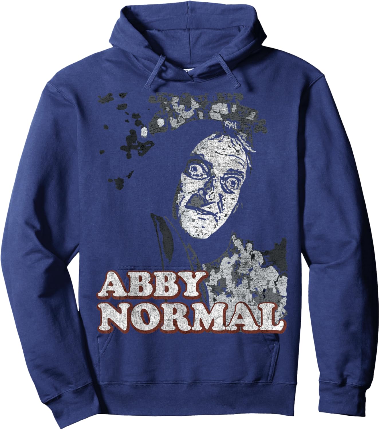 Abby Normal Brain Funny Halloween Hoodie - Hoodie | Navy