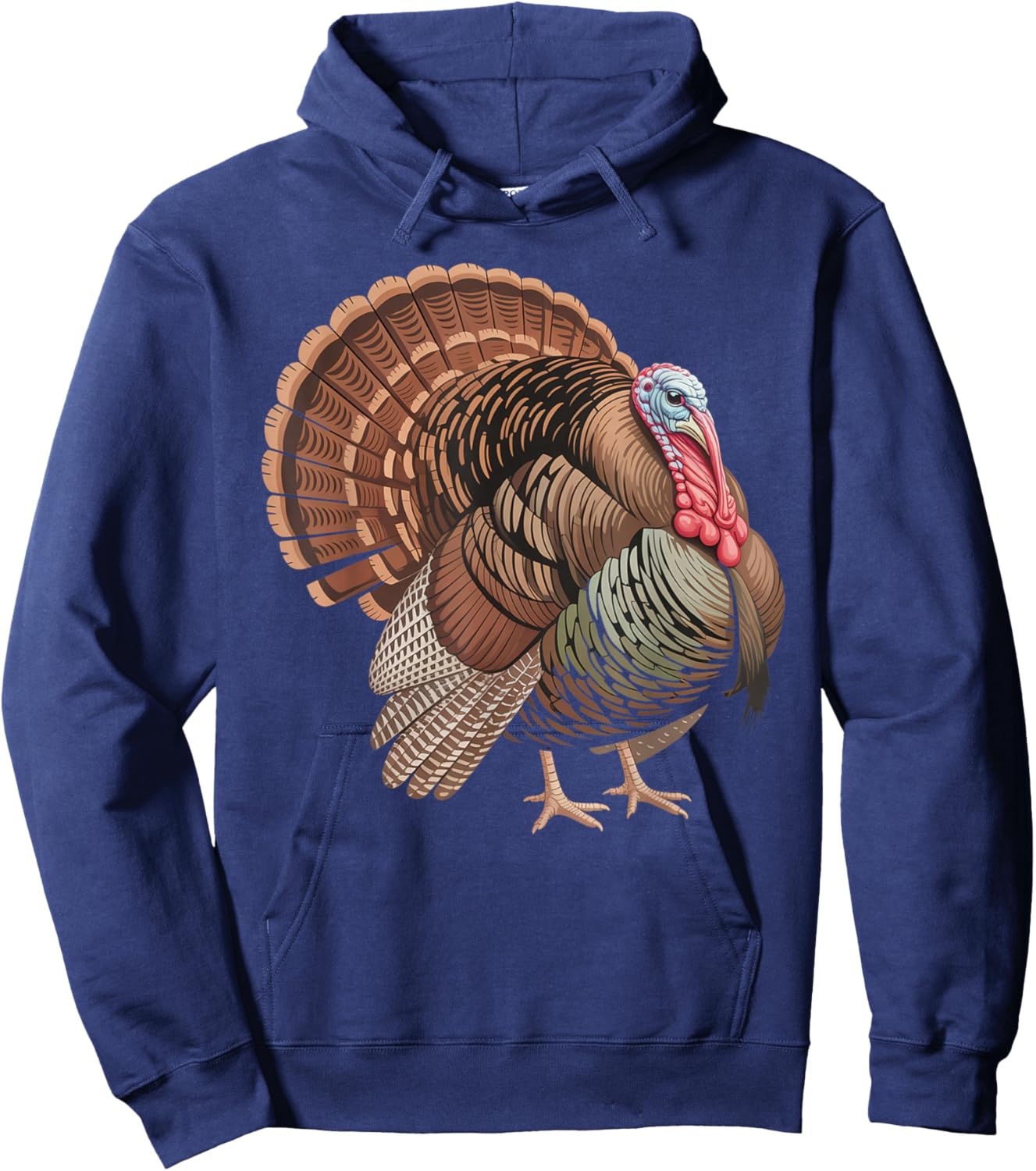 Turkey Funny Farm Bird Nature Wildlife Lover Men Women Hoodie - Hoodie | Navy