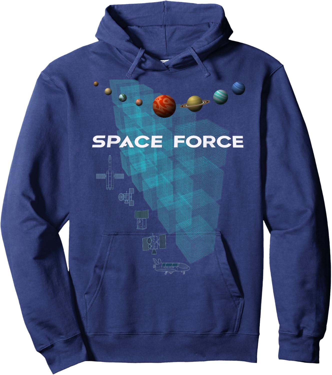 Space Force -Space Hoodie - Hoodie | Navy