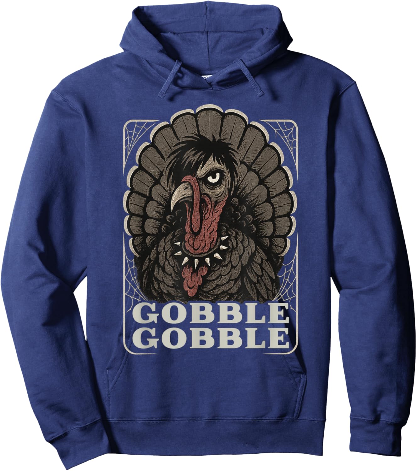 Goth Thanksgiving Emo Thanksgiving Gothic Men Women Hoodie - Hoodie | Navy