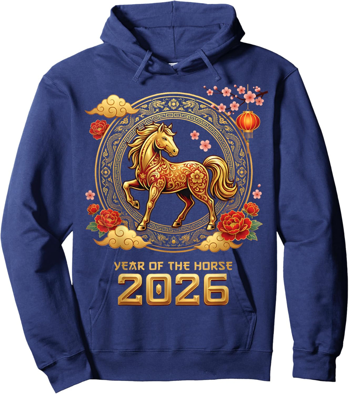T-Shirt Hoodie - Hoodie | Navy