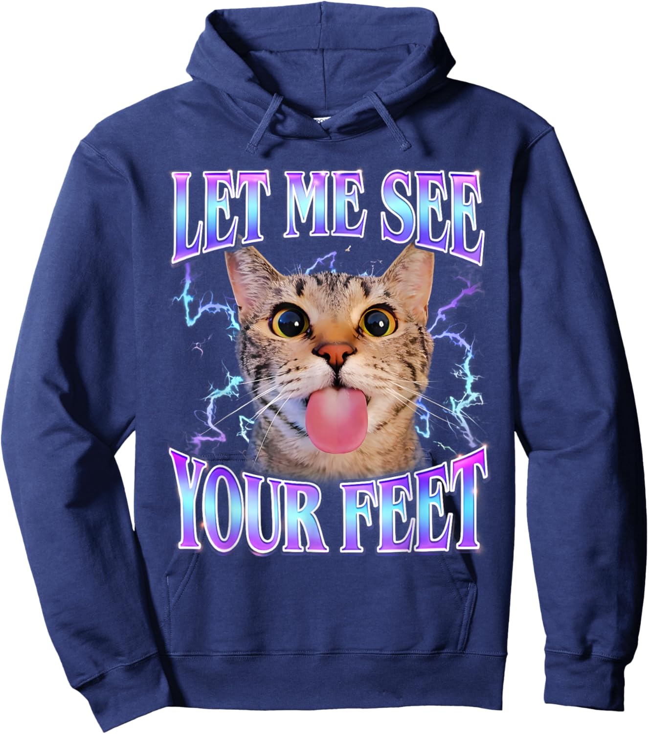 T-Shirt Hoodie - Hoodie | Navy