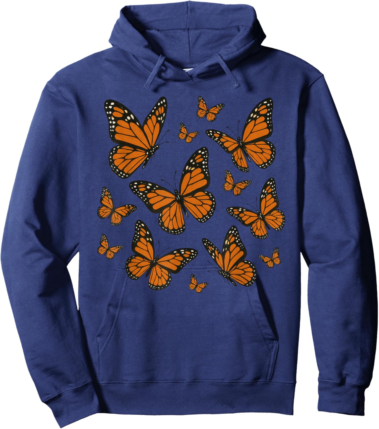 Monarch Butterflies Beautiful Butterfly Hoodie - Hoodie | Navy