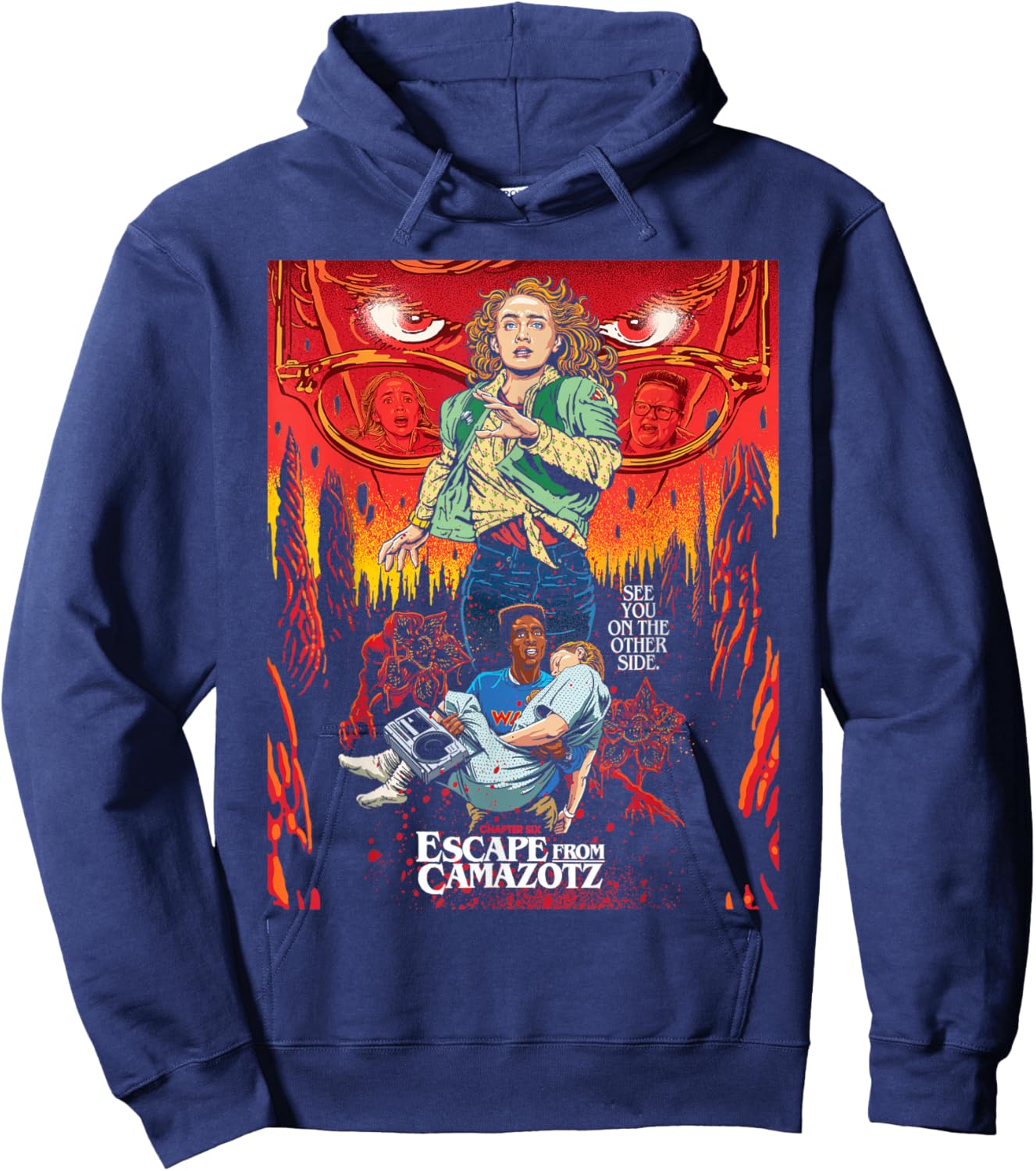 Stranger Things Season 5 x Butcher Billy Escape Camazotz Hoodie - Hoodie | Navy