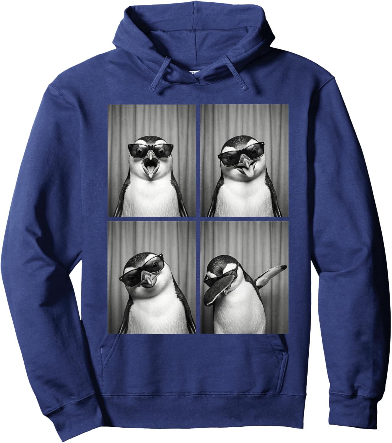 Penguin PhotoBooth Sunglasses Funny Dab Penguins Lover Hoodie - Hoodie | Navy