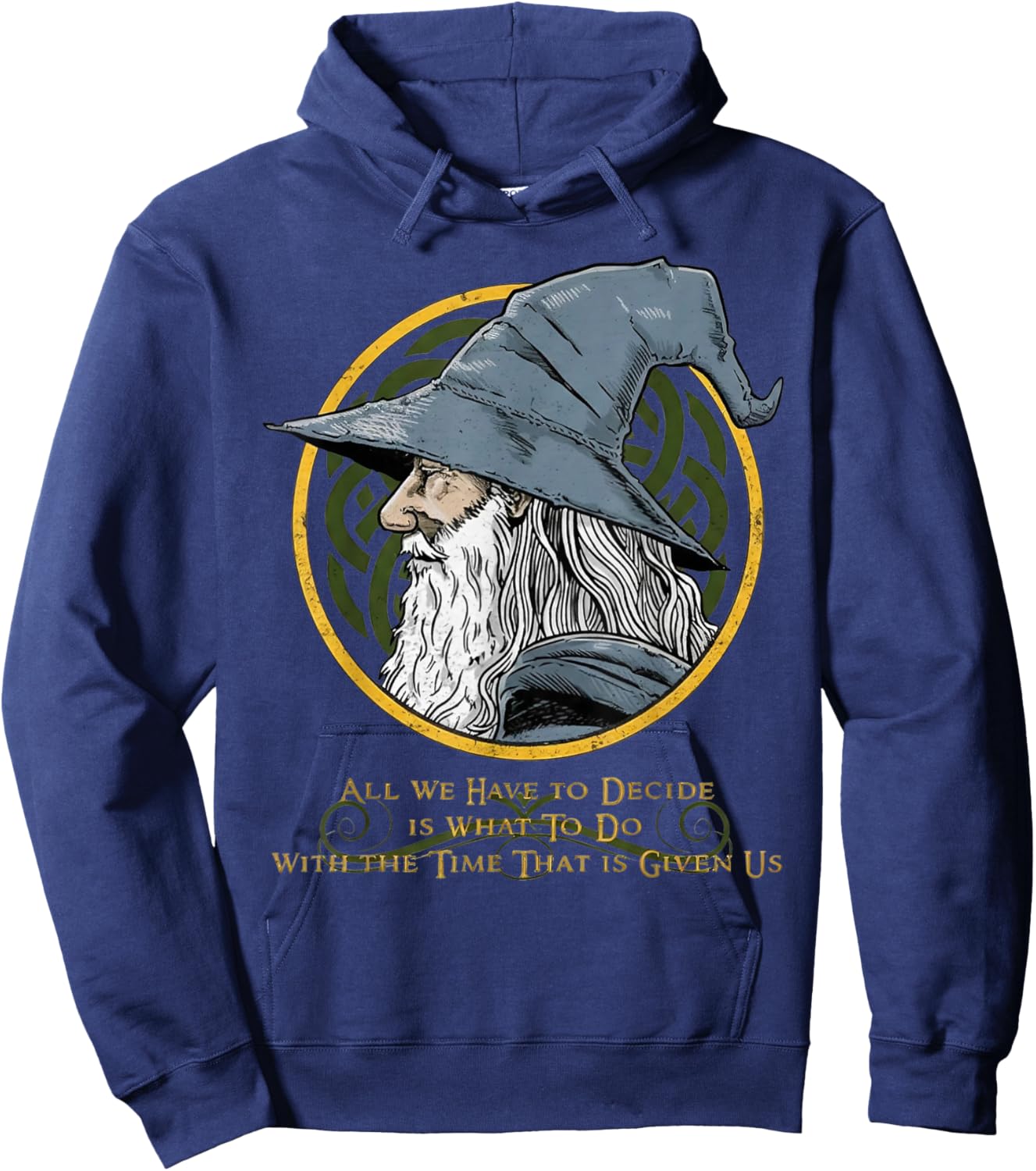 All We Have to Decide is What to Do with The Time Hoodie - Hoodie | Navy
