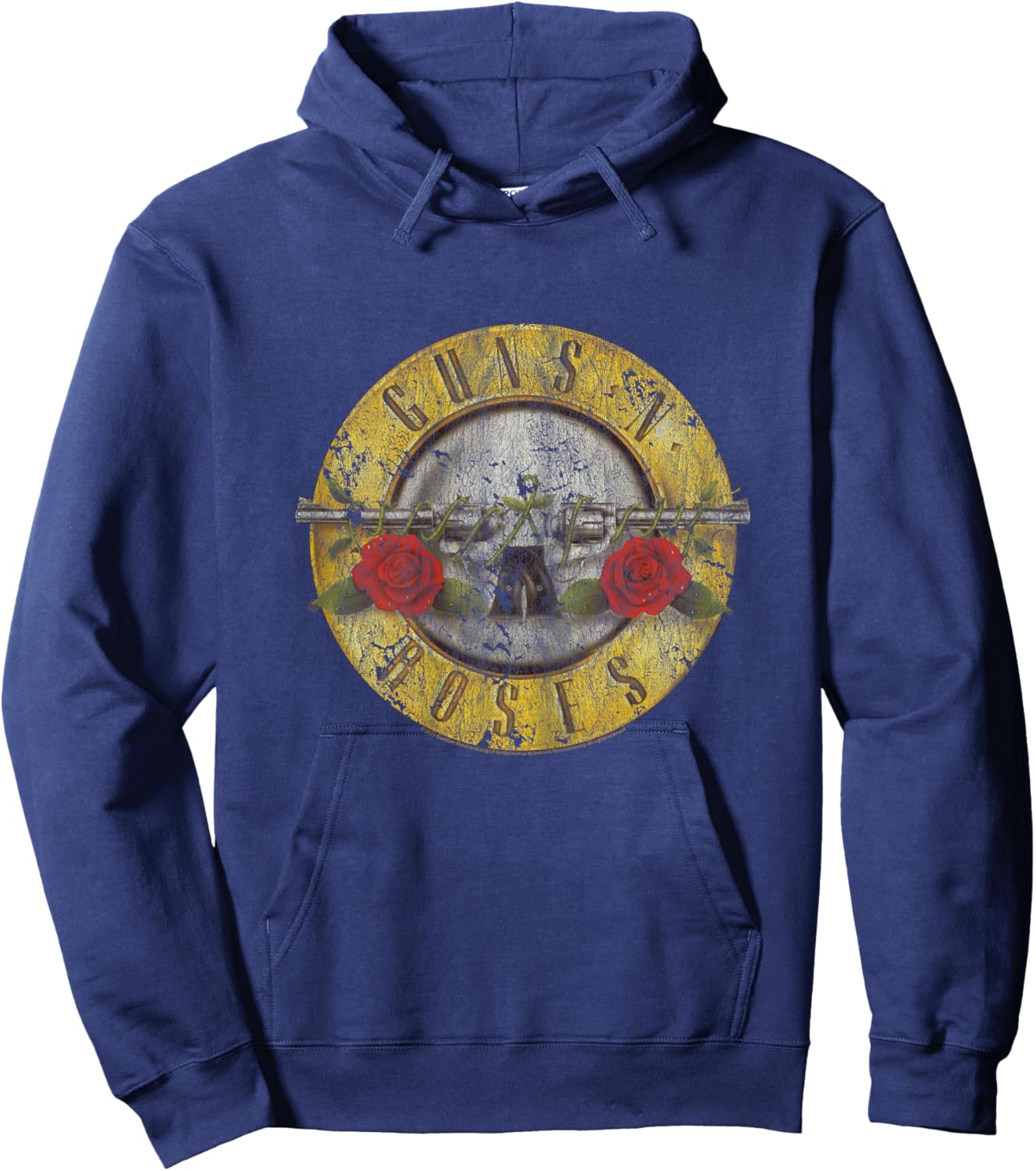 Official Guns N Roses Classic Logo Women Classic Rock Band Hoodie - Hoodie | Navy