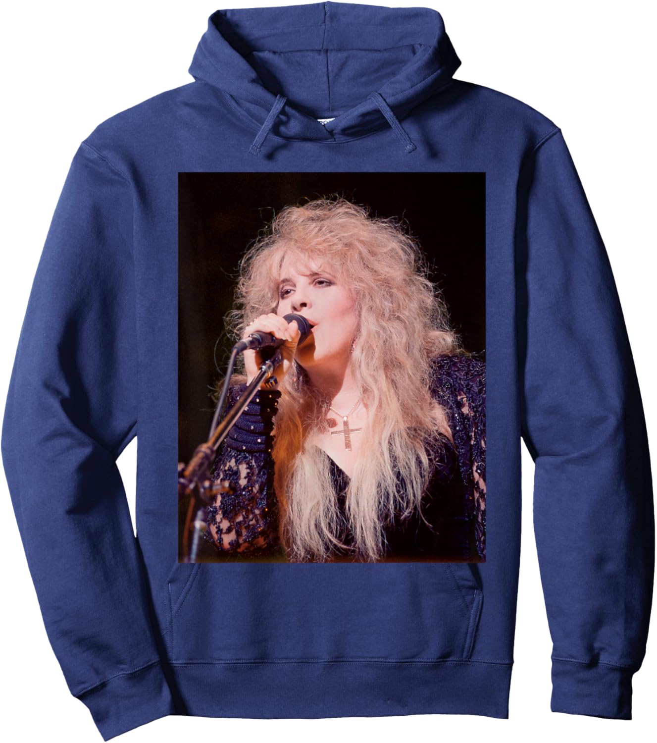 Fleetwood Mac Singer Stevie Nicks Dreams Live 1990 Hoodie - Hoodie | Navy
