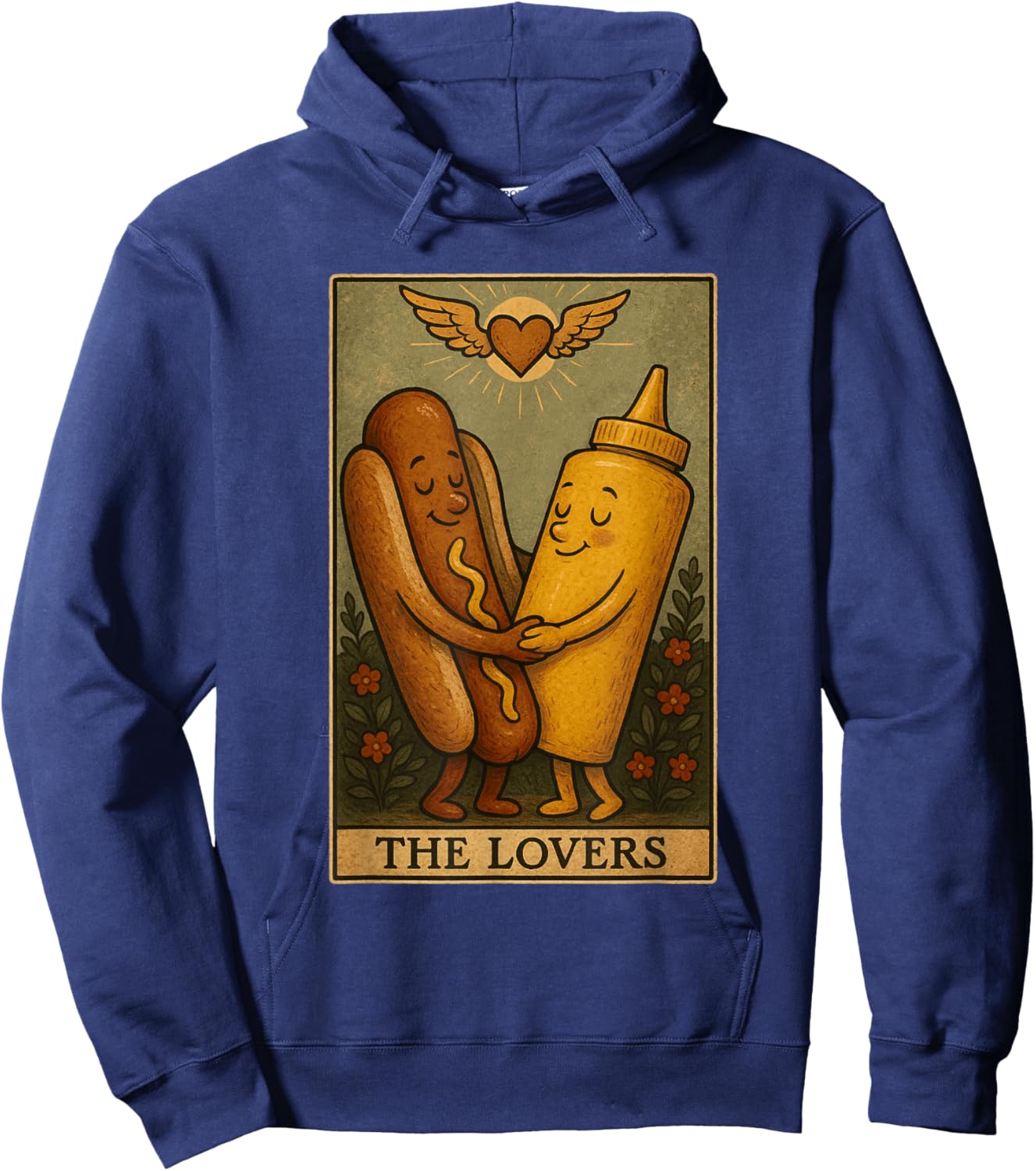 Funny Hot Dog Lover Hot Dog Design Women Men Food Hoodie - Hoodie | Navy
