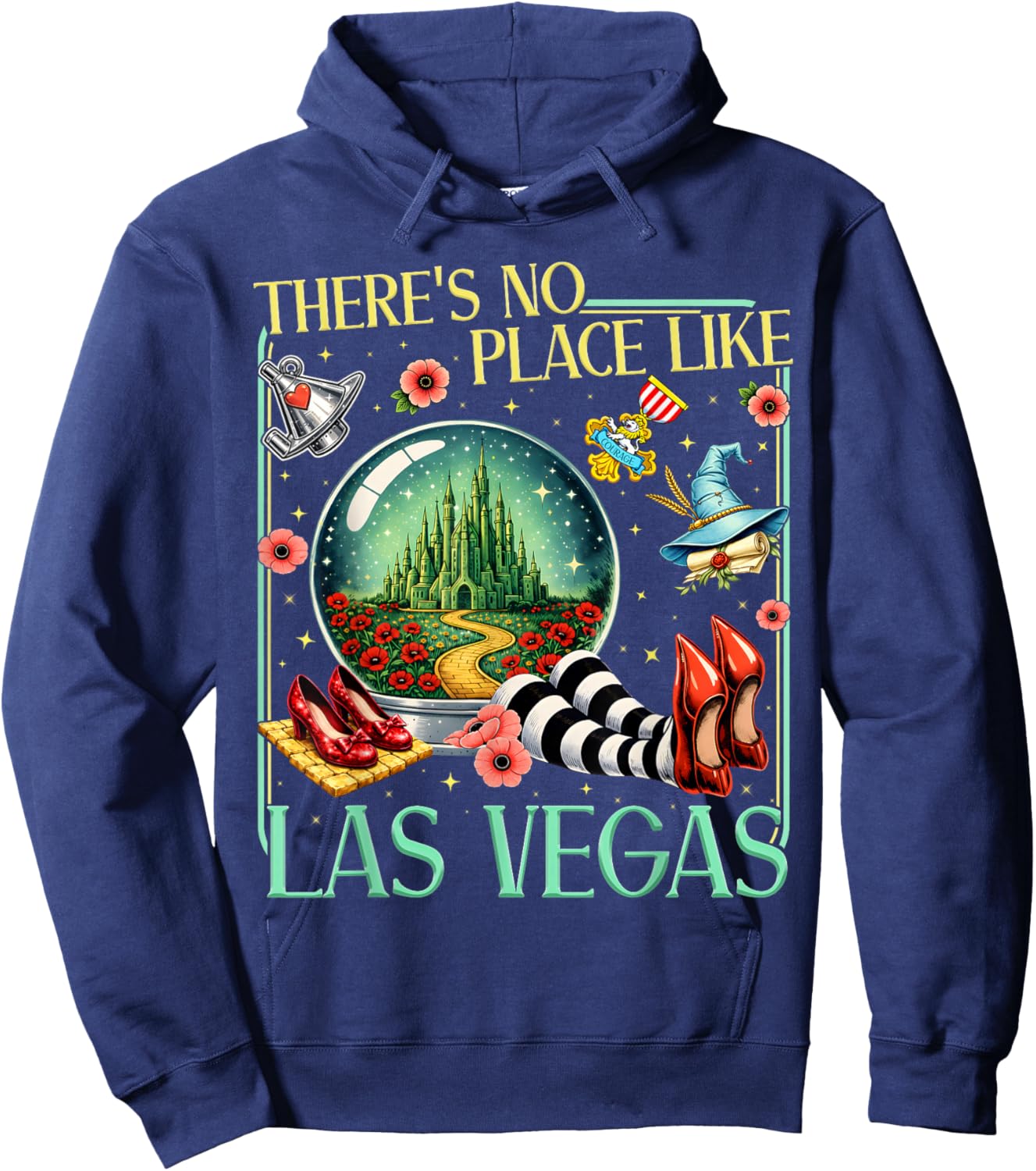 Yellow Brick Road Wicked Off to See Wizard Men Women Kid Hoodie - Hoodie | Navy