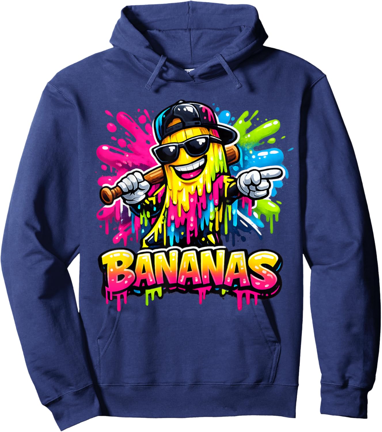 Funny Banana Coquette Bow Kids Girls Boys Youth Men Hoodie - Hoodie | Navy