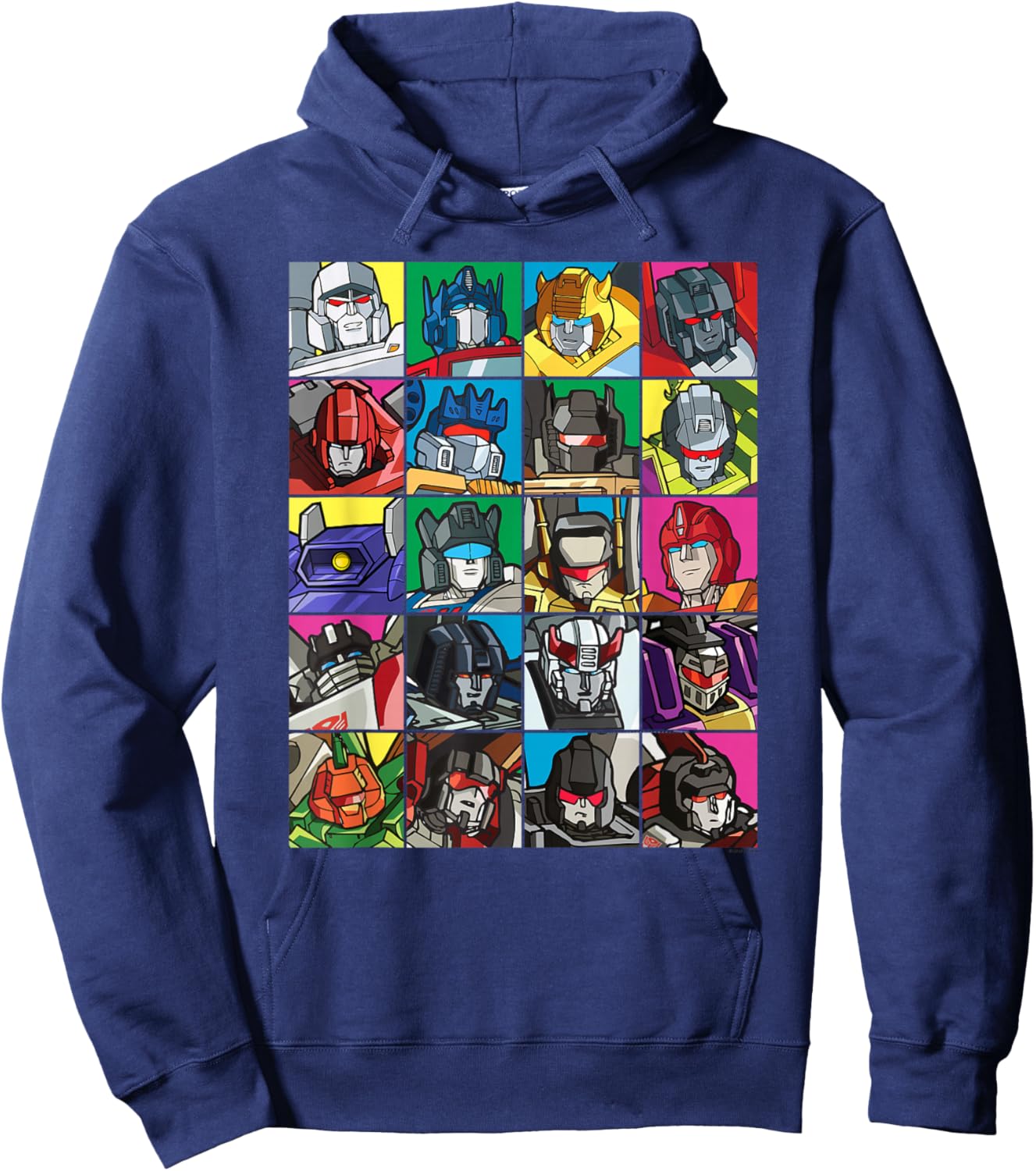 Transformers Transformer Squares Hoodie - Hoodie | Navy