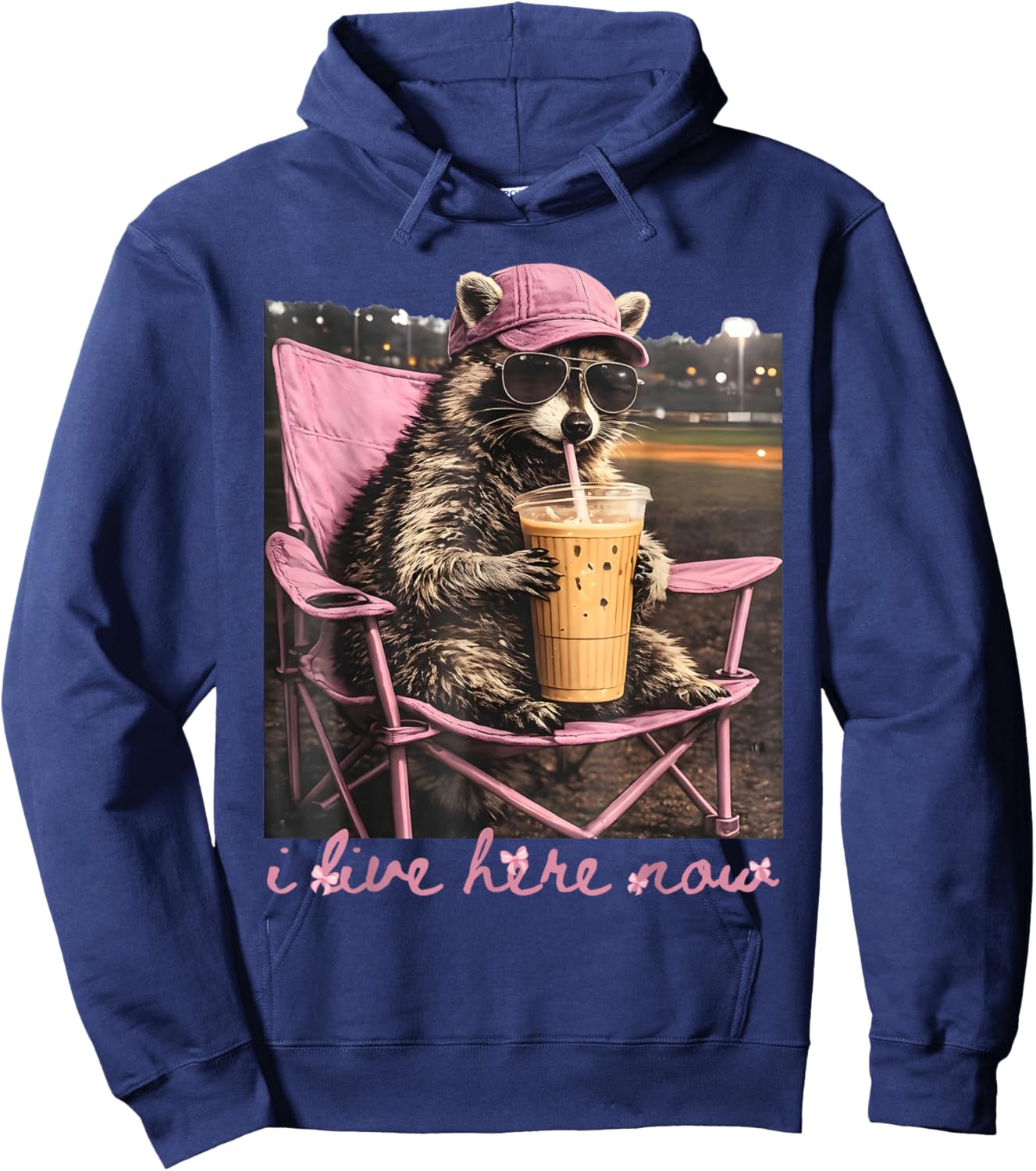T-Shirt Hoodie - Hoodie | Navy