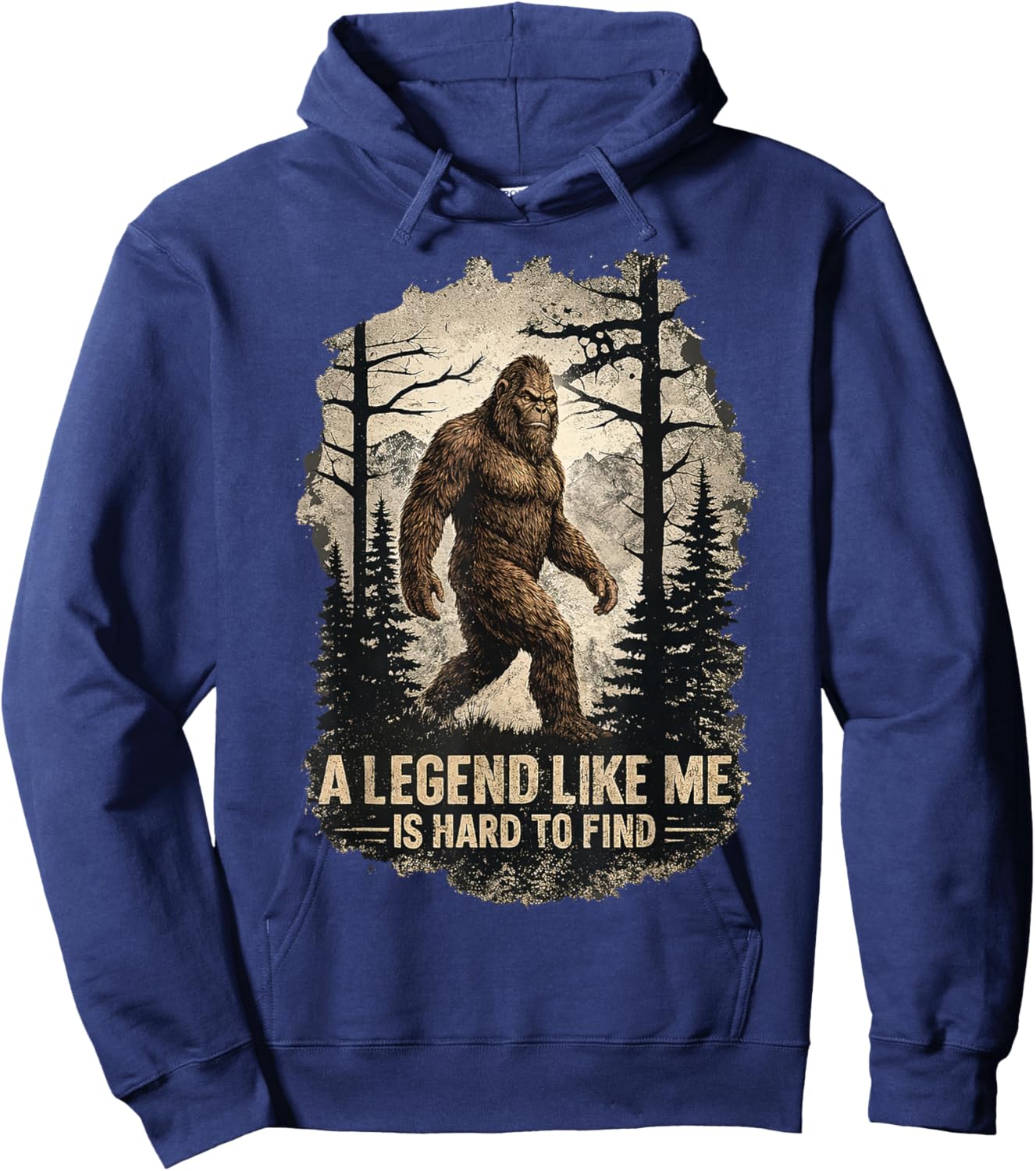 A Legend Like Me is Hard to Find Bigfoot Gifts Men Women Kid Hoodie - Hoodie | Navy