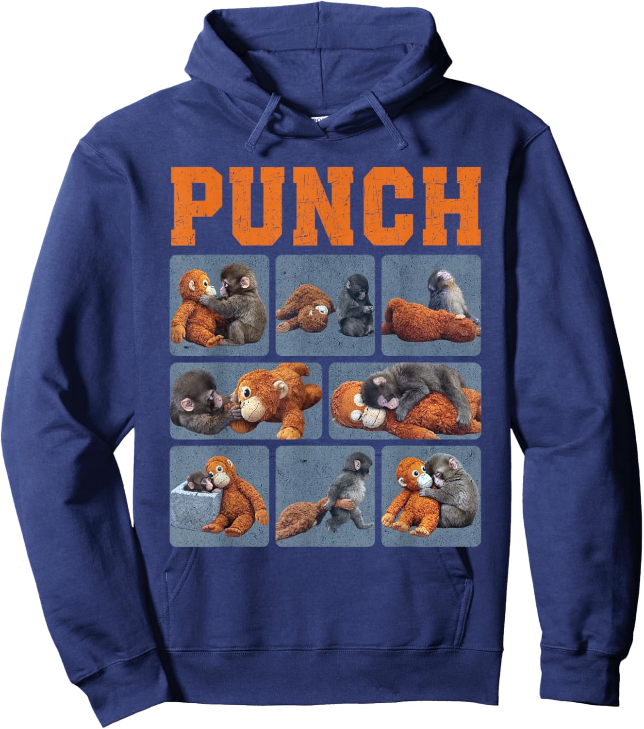 Punch Monkey Hoodie - Hoodie | Navy