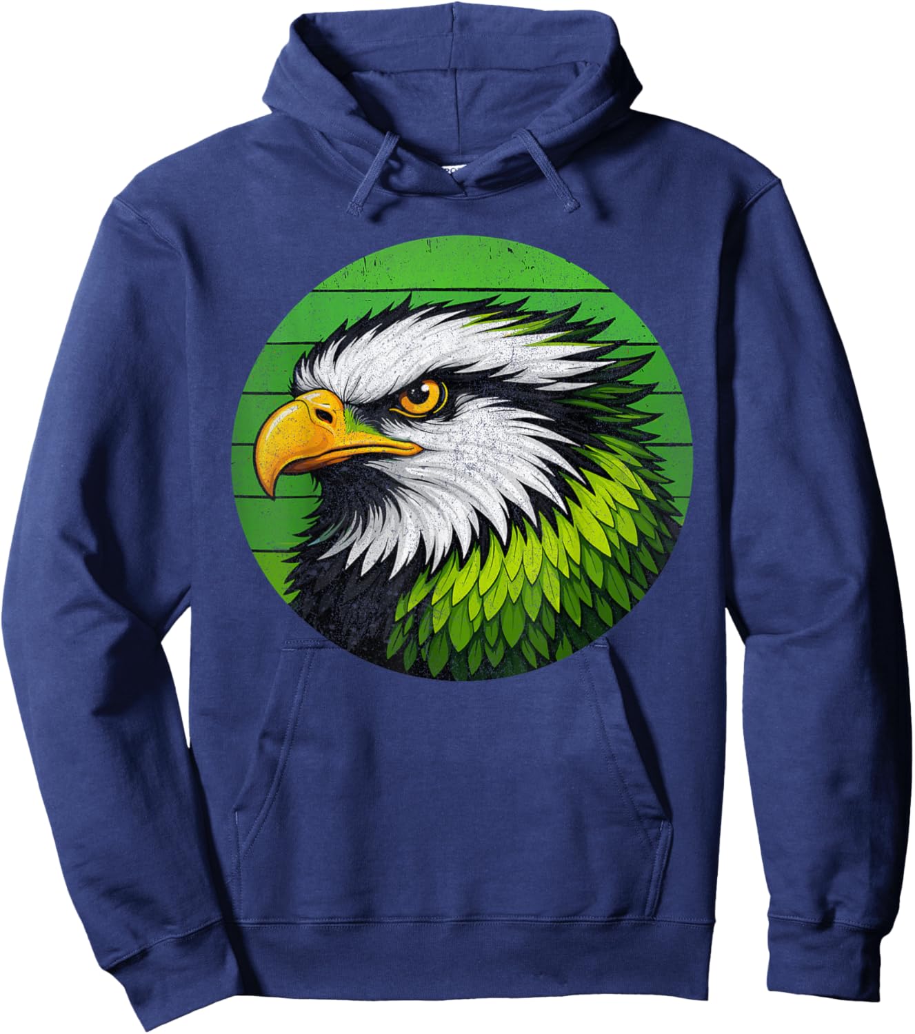 Retro Sea Hawk Men Women Kids Funny Hoodie - Hoodie | Navy