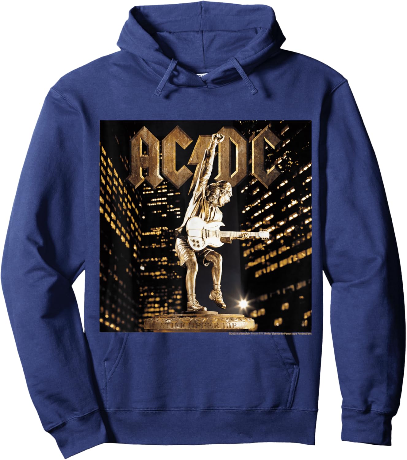 AC/DC Music Band Stiff Upper Lip City Hoodie - Hoodie | Navy