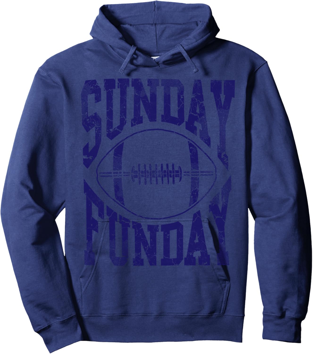 Sunday Funday Football Men Women Kids Boys Hoodie - Hoodie | Navy