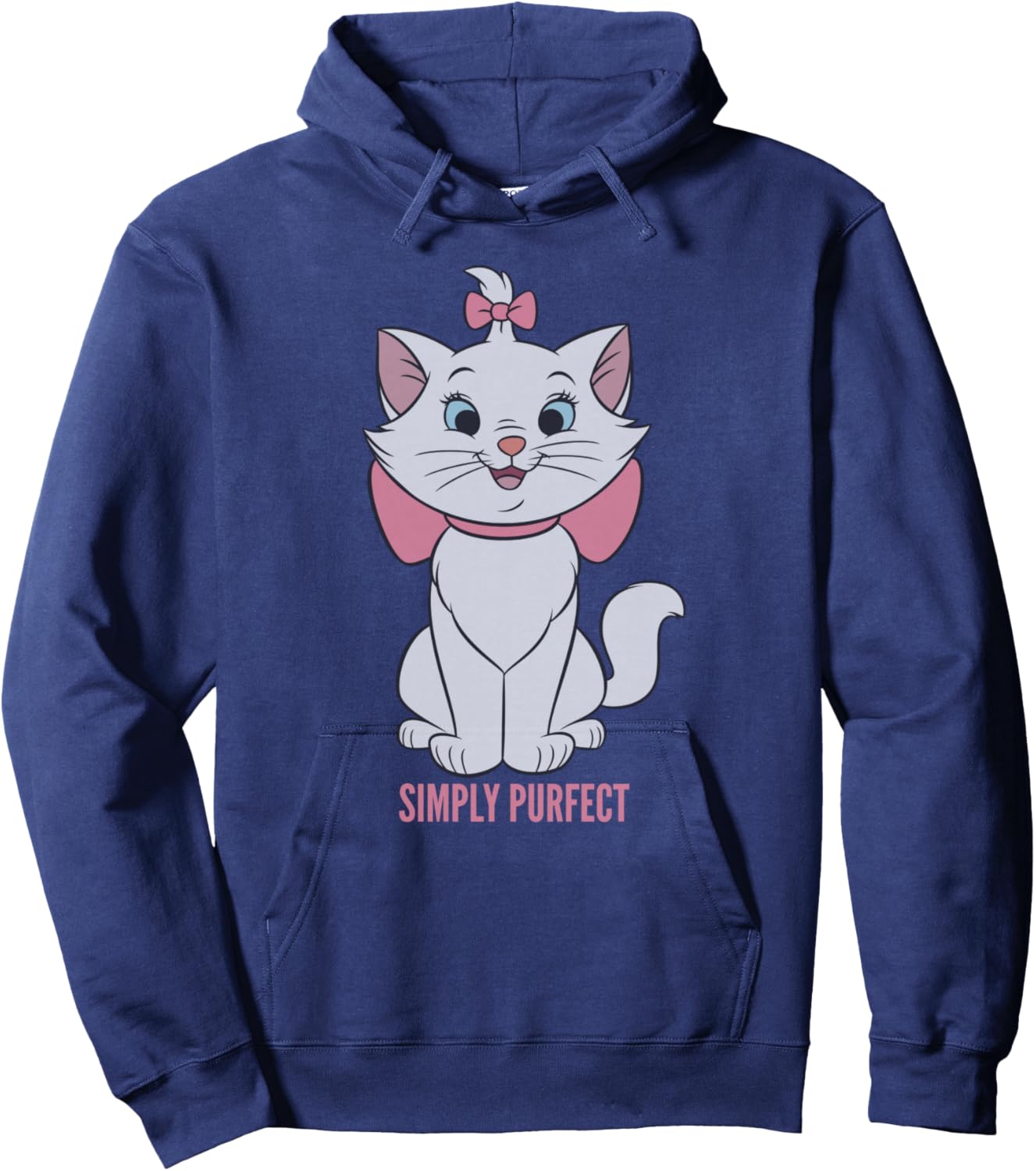 Disney The Aristocats Marie Is Simply Purrfect Coquette Pose Hoodie - Hoodie | Navy