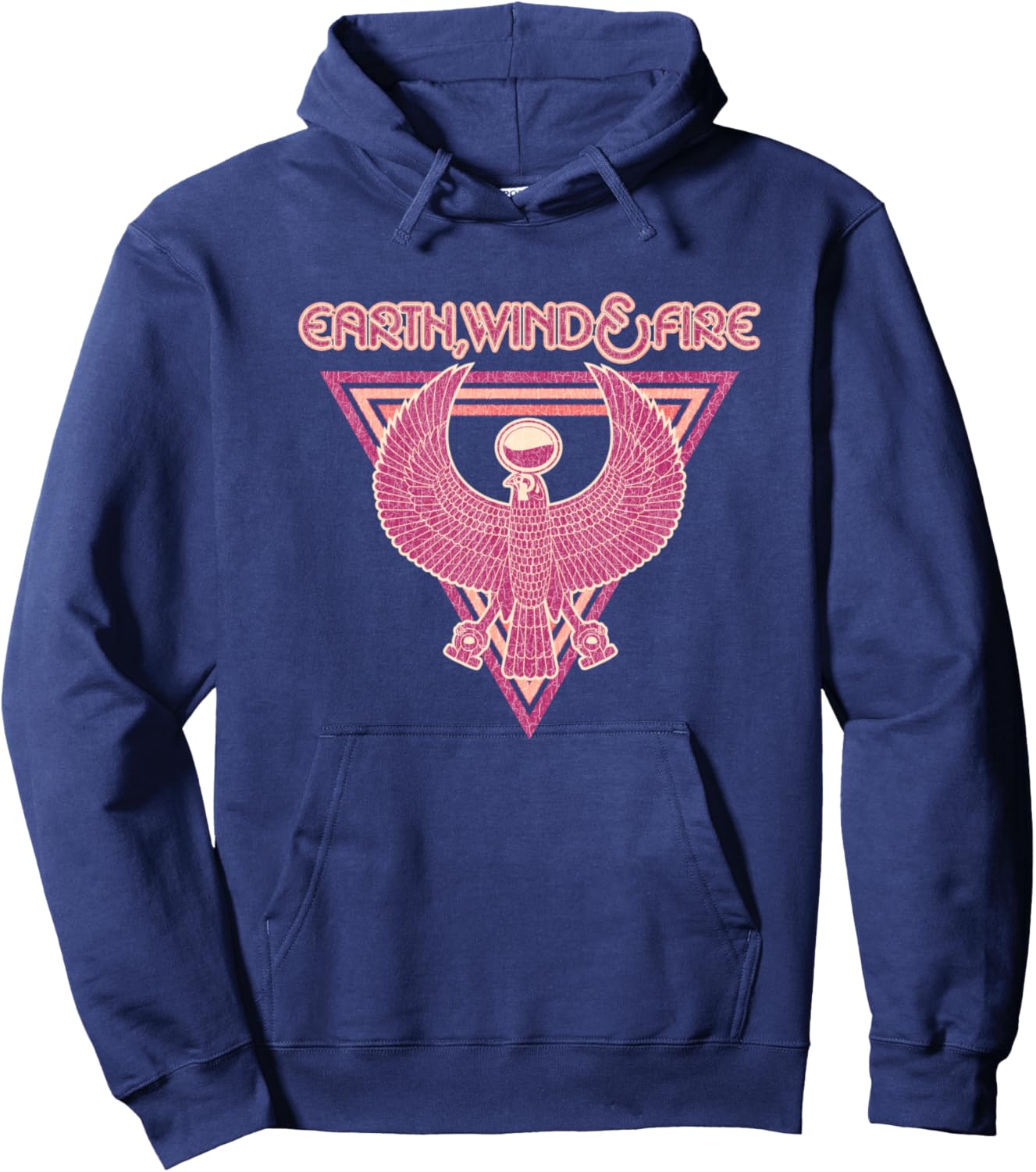 Earth, Wind & Fire Triangle Emblem Hoodie - Hoodie | Navy