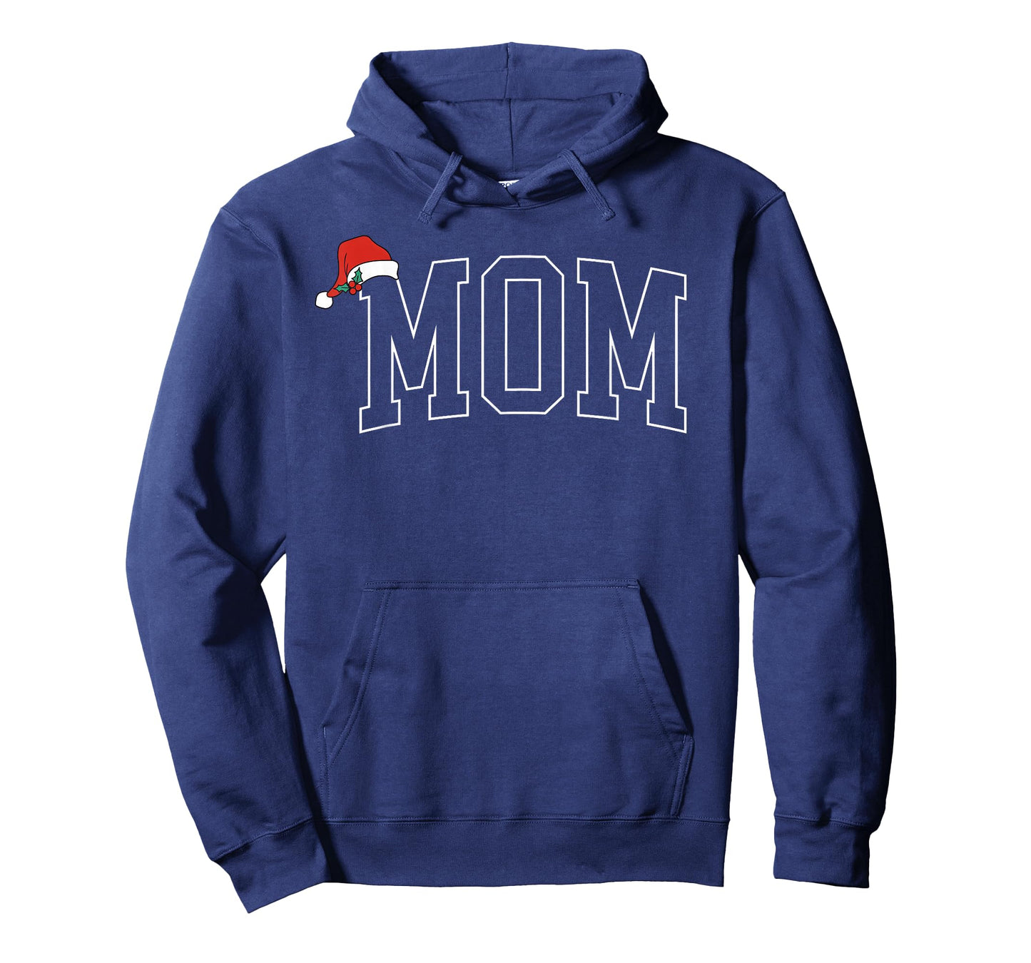 Mom Merry Christmas Santa Hat Xmas Holiday Family Matching T-Shirt