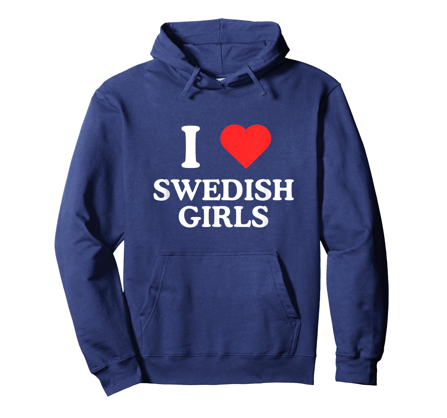 I Love Heart Swedish Girls Unhinged Gen Z Sweden Meme Rave T-Shirt