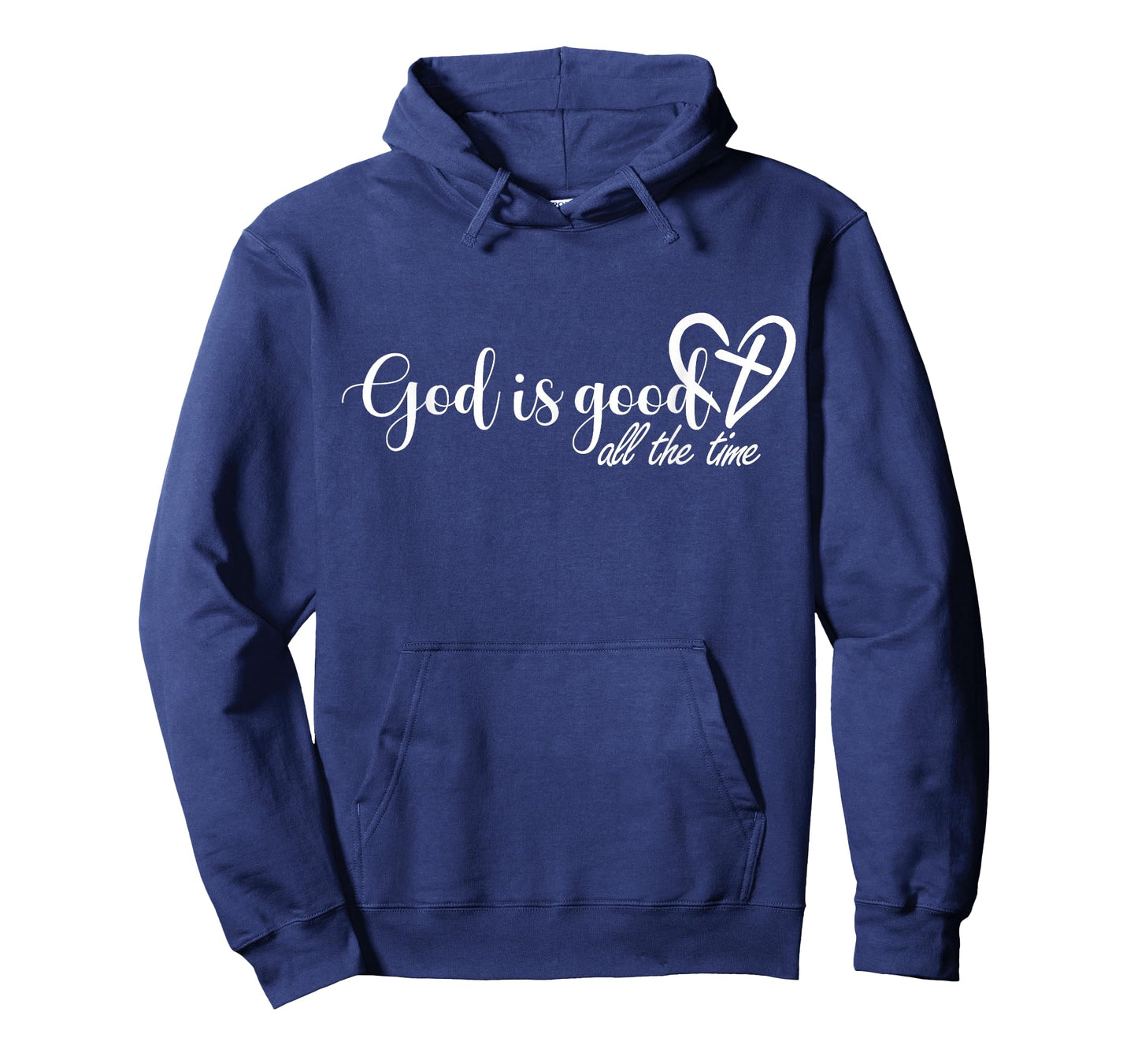God is Good All The Time Cross and Heart Christian Faith T-Shirt