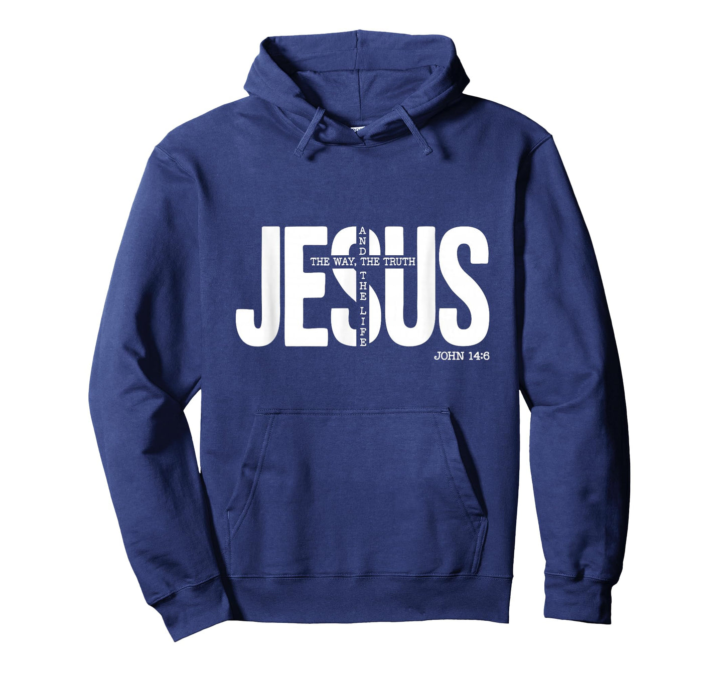 Jesus The Way Truth Life Cross Christian Religious T-Shirt