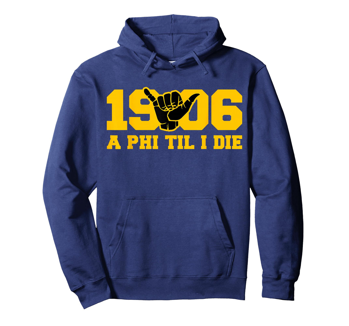 Mens Alpha African 1906 Fraternity Hand Sign Matching T-Shirt