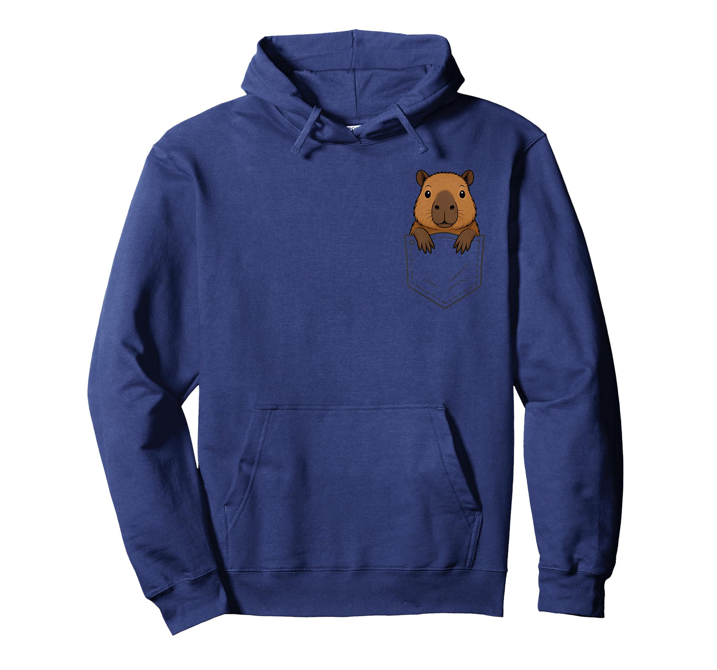 Funny Capybara Peeking in Pocket Capy Rodent Animal Lover T-Shirt
