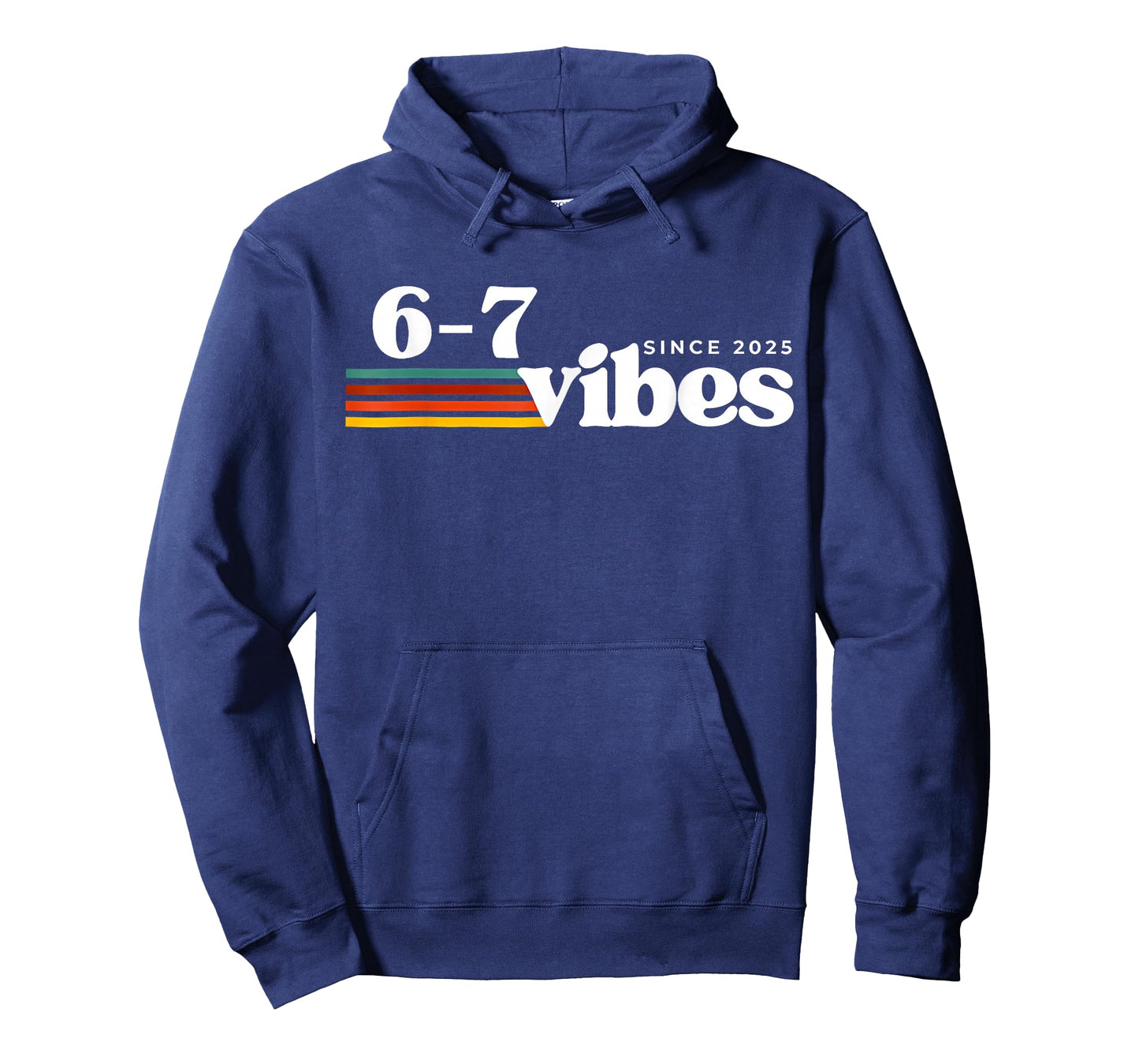 6 7 Vibes 2025 67 Meme Trendy Retro Funny Saying T-Shirt
