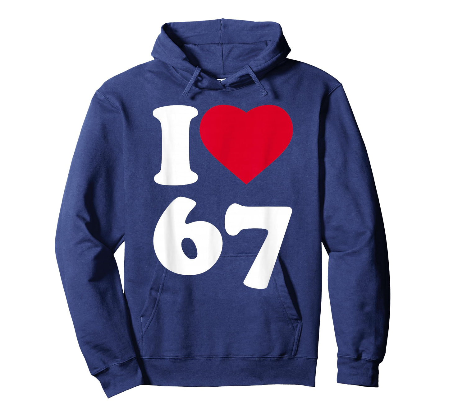 I Heart Love 6-7 Meme DominoSix-Seven Funny 67 Gen Z Alpha T-Shirt