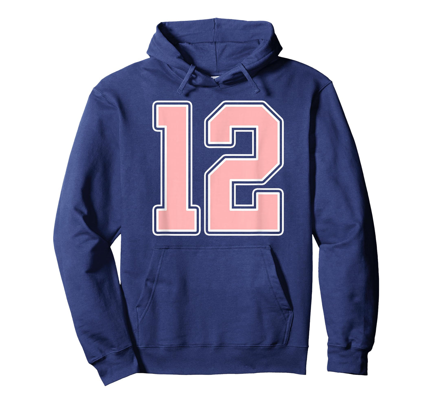 Cute Pink and White Number 12 Jersey Player Uniform #12 Fan T-Shirt