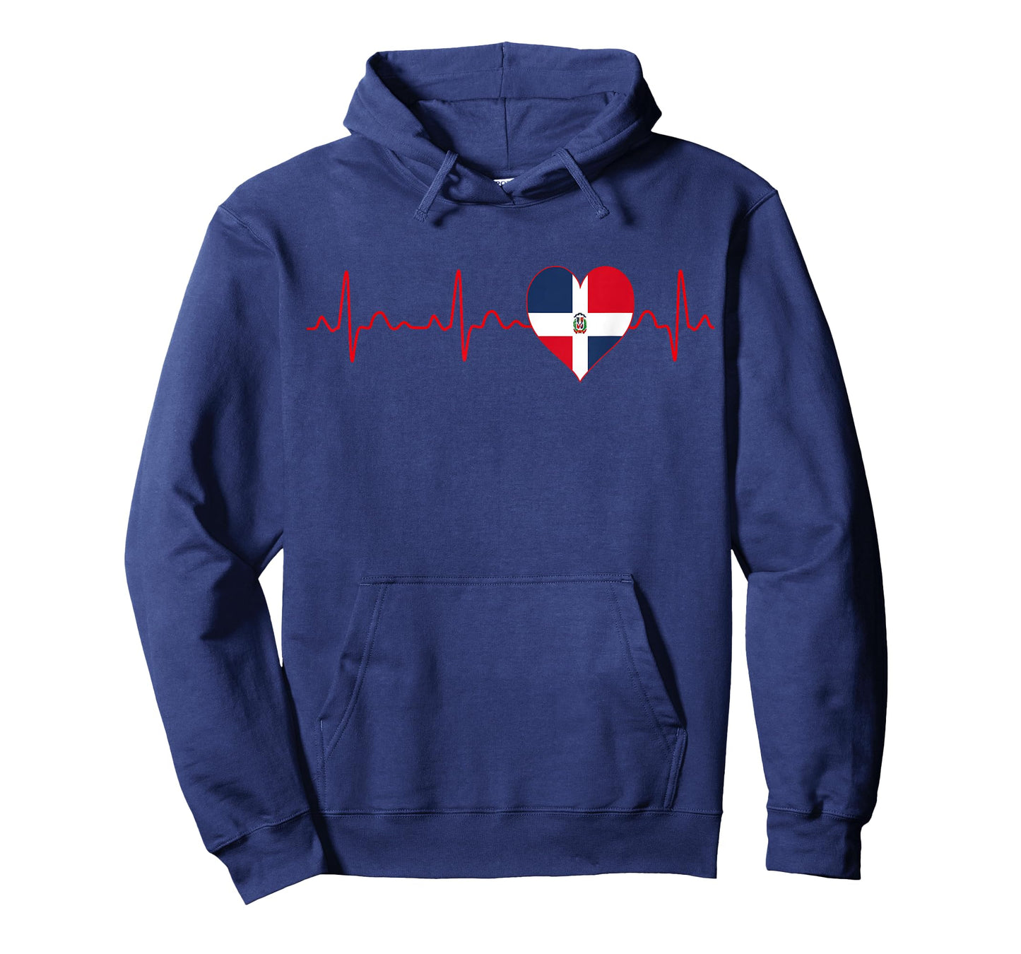 Dominican Republic Flag Heartbeat EKG Patriotic National T-Shirt