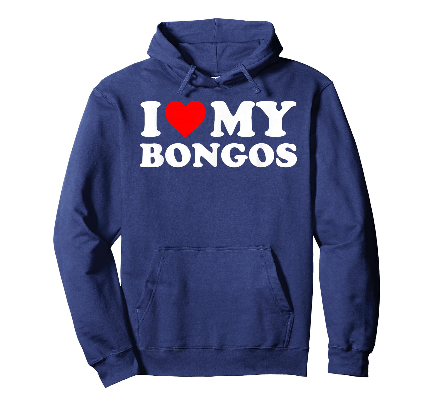 I Love My Bongos - Red Heart T-Shirt
