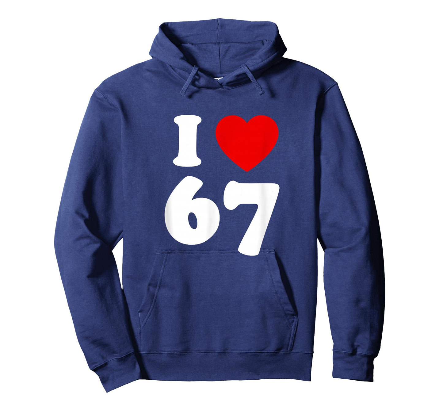 I Love SIX Seven Funny Meme I Love 67 T-Shirt