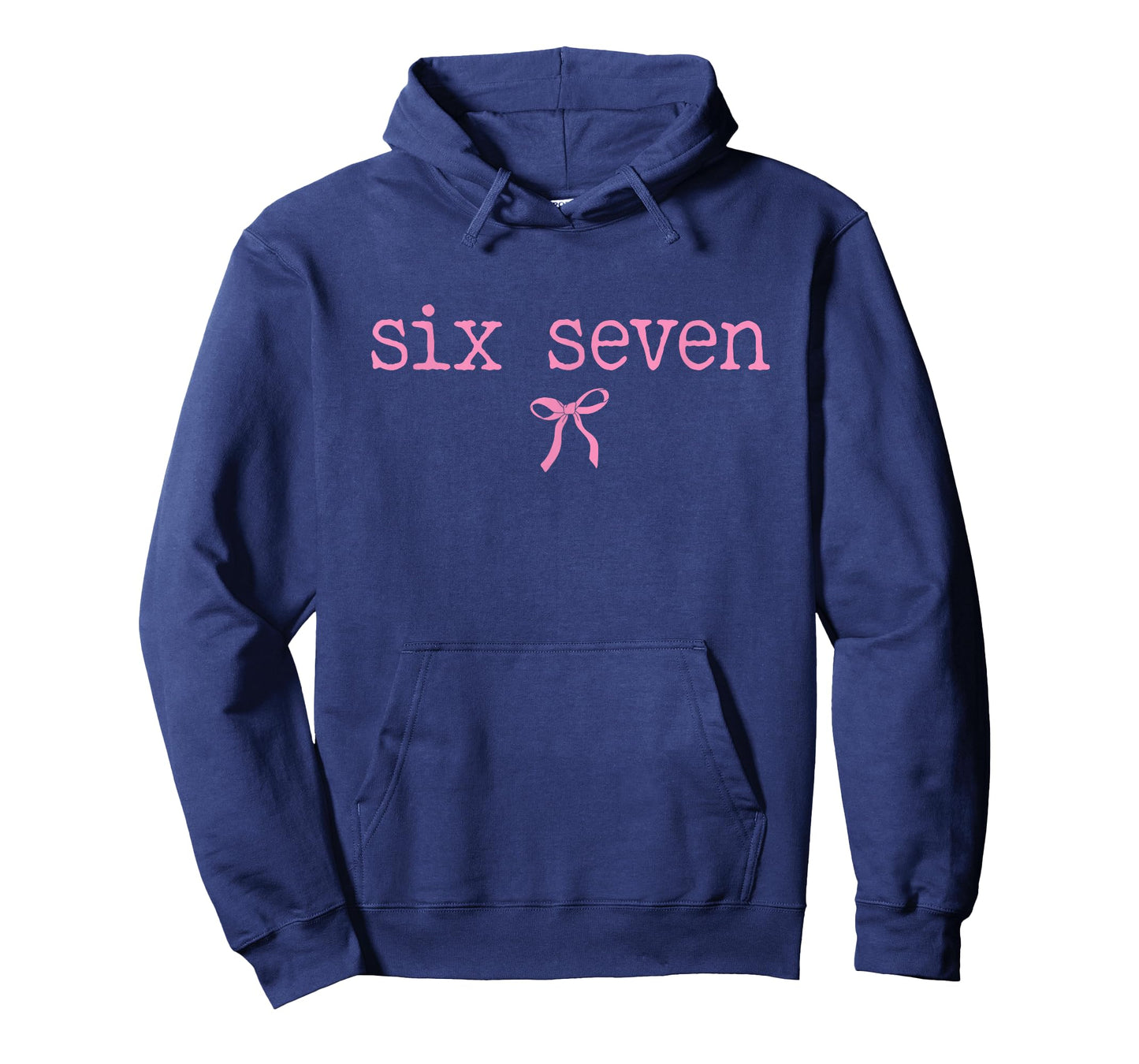 Funny Six Seven 6 7 Meme Retro Pink Conquette Bow T-Shirt