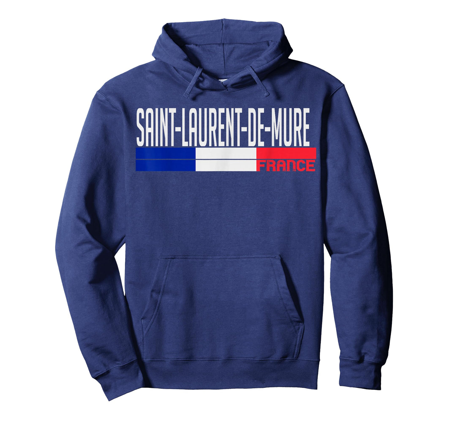 Saint-Laurent-de-Mure France Flag Design French City Pride T-Shirt