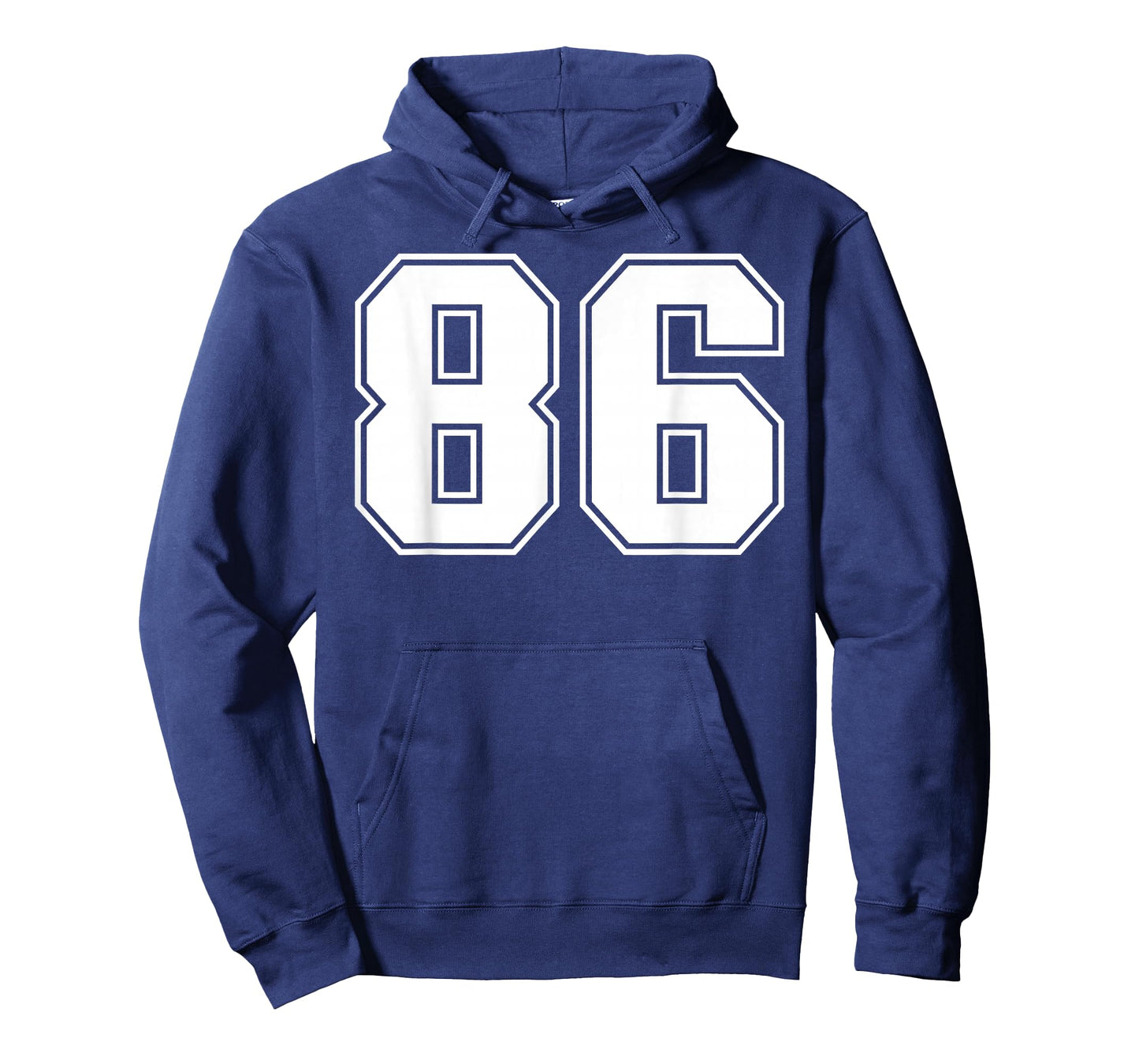 86 Number Eighty-Six Team Sports Graphic Varsity Matching T-Shirt