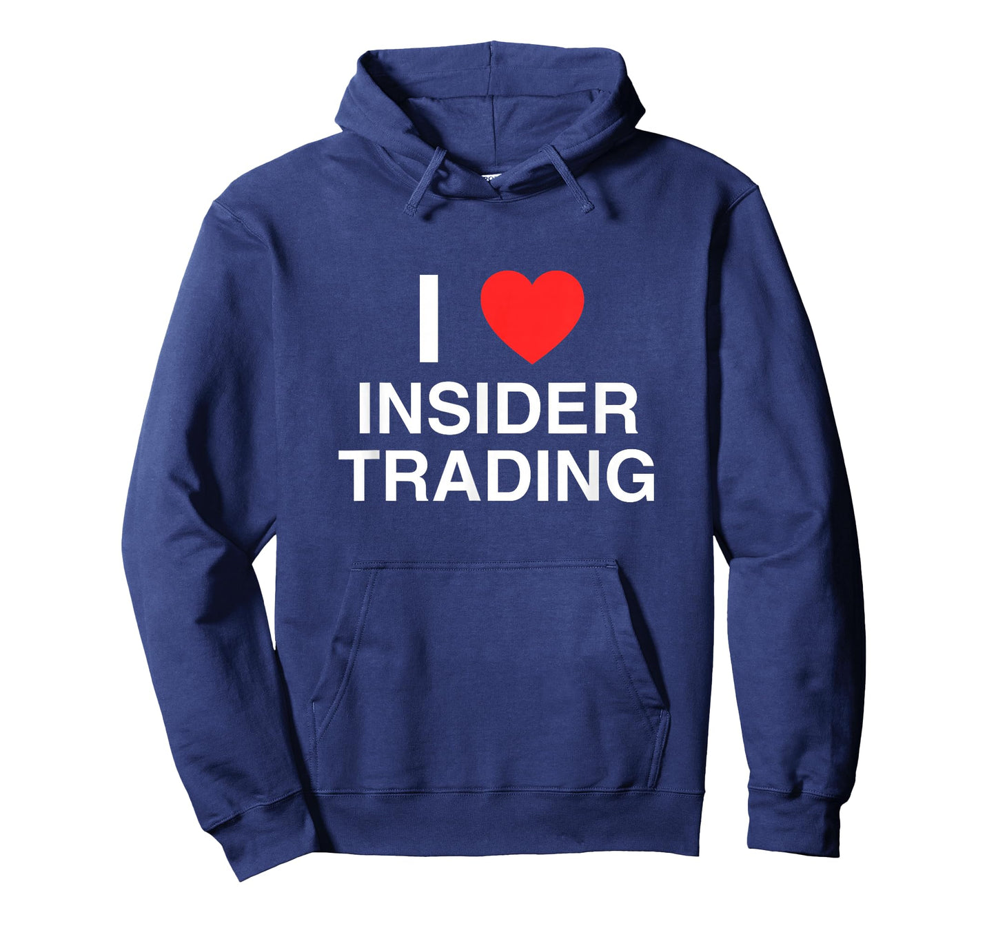 I Love Heart Insider Trading Funny Finance Bro Satire Meme T-Shirt